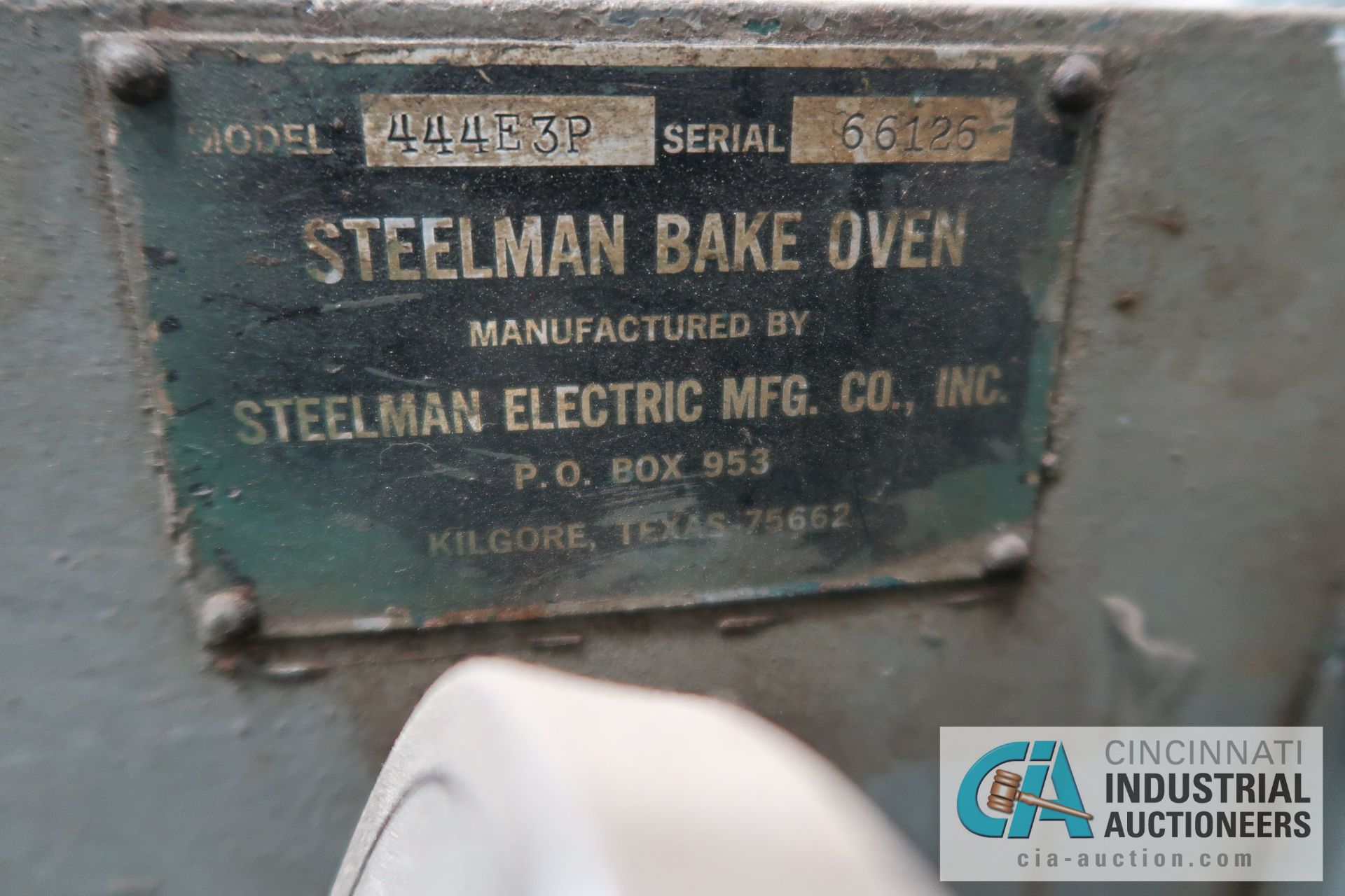 STEELMAN MODEL 444EP3 ELECTRIC BAKE OVEN; S/N 66126, 48" LEFT TO RIGHT X 50" FRONT TO BACK X 54" - Image 5 of 6