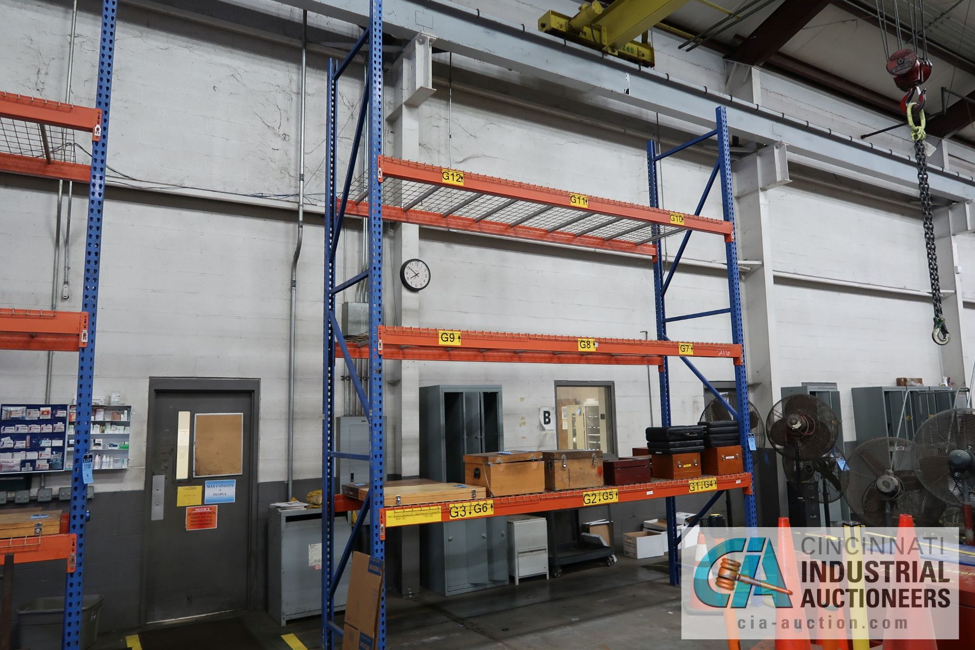 SECTIONS 144" X 42" X 168" ADJUSTABLE BEAM PALLET RACK