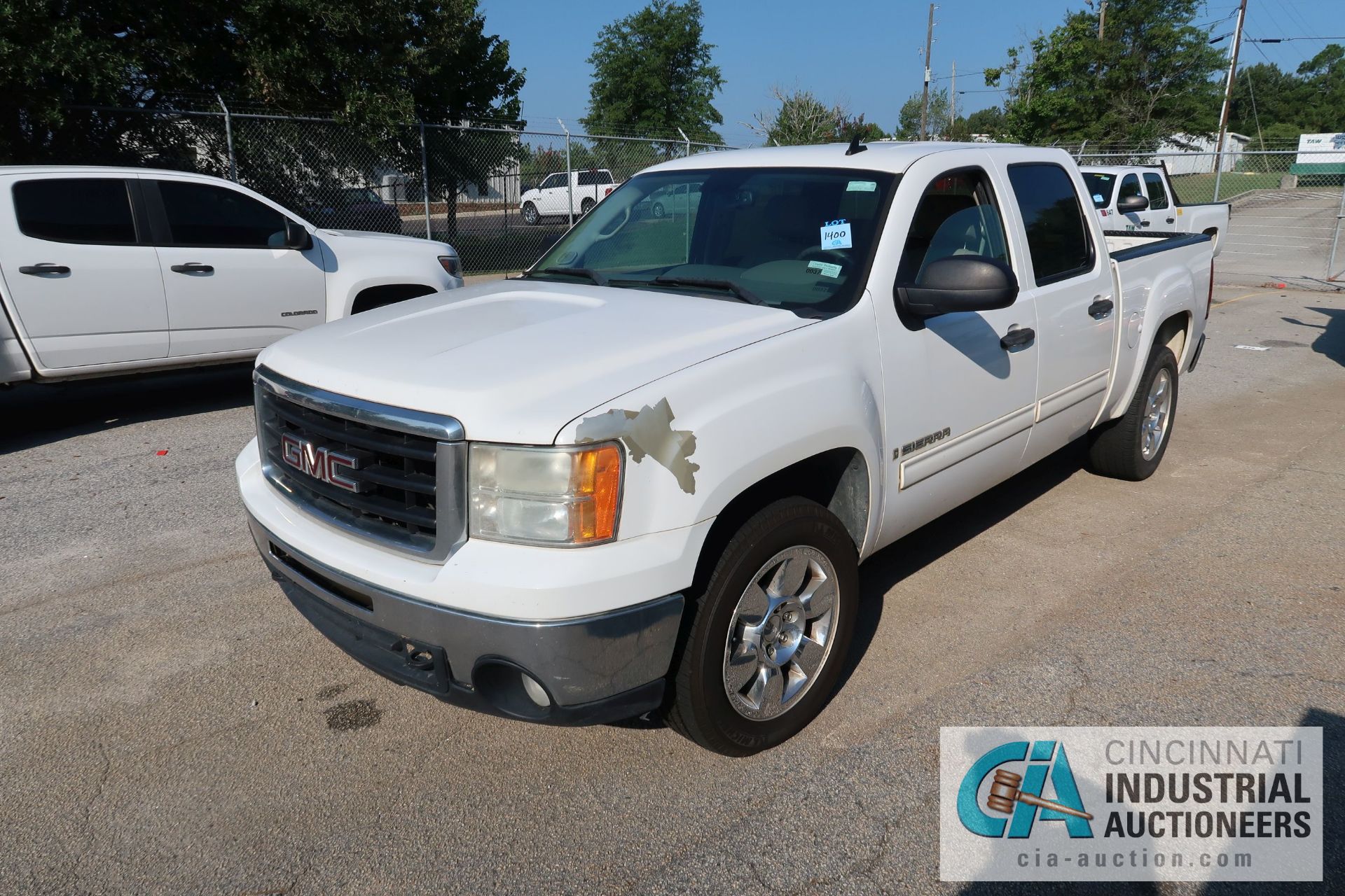 2009 GMC SIERRA QUAD CAB PICKUP TRUCK; VIN # 3GTEC23009G145438, VORTEC V-8 GASOLINE ENGINE,