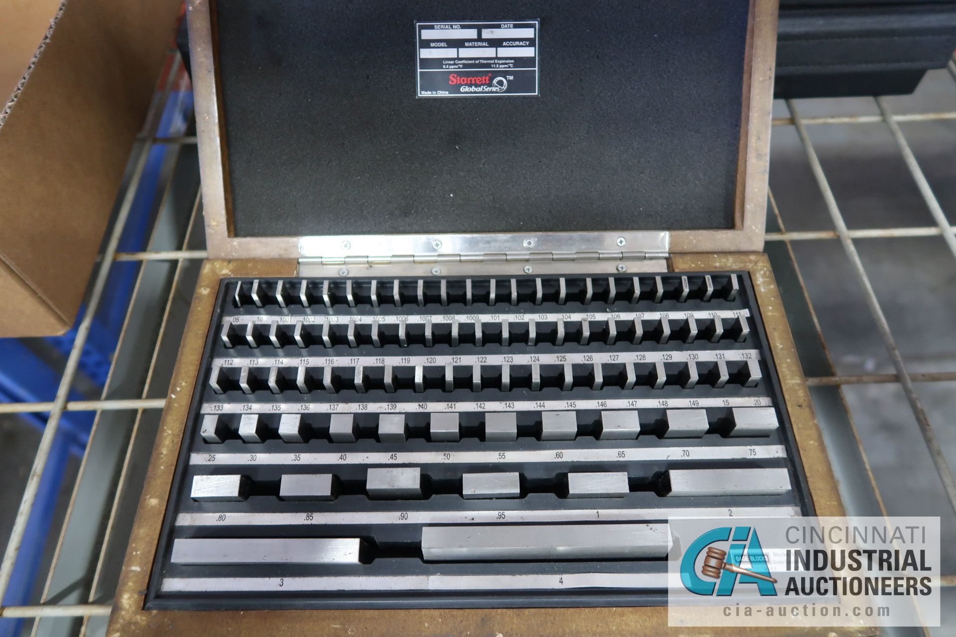 .05" - 4" STARRETT BLOCK SET