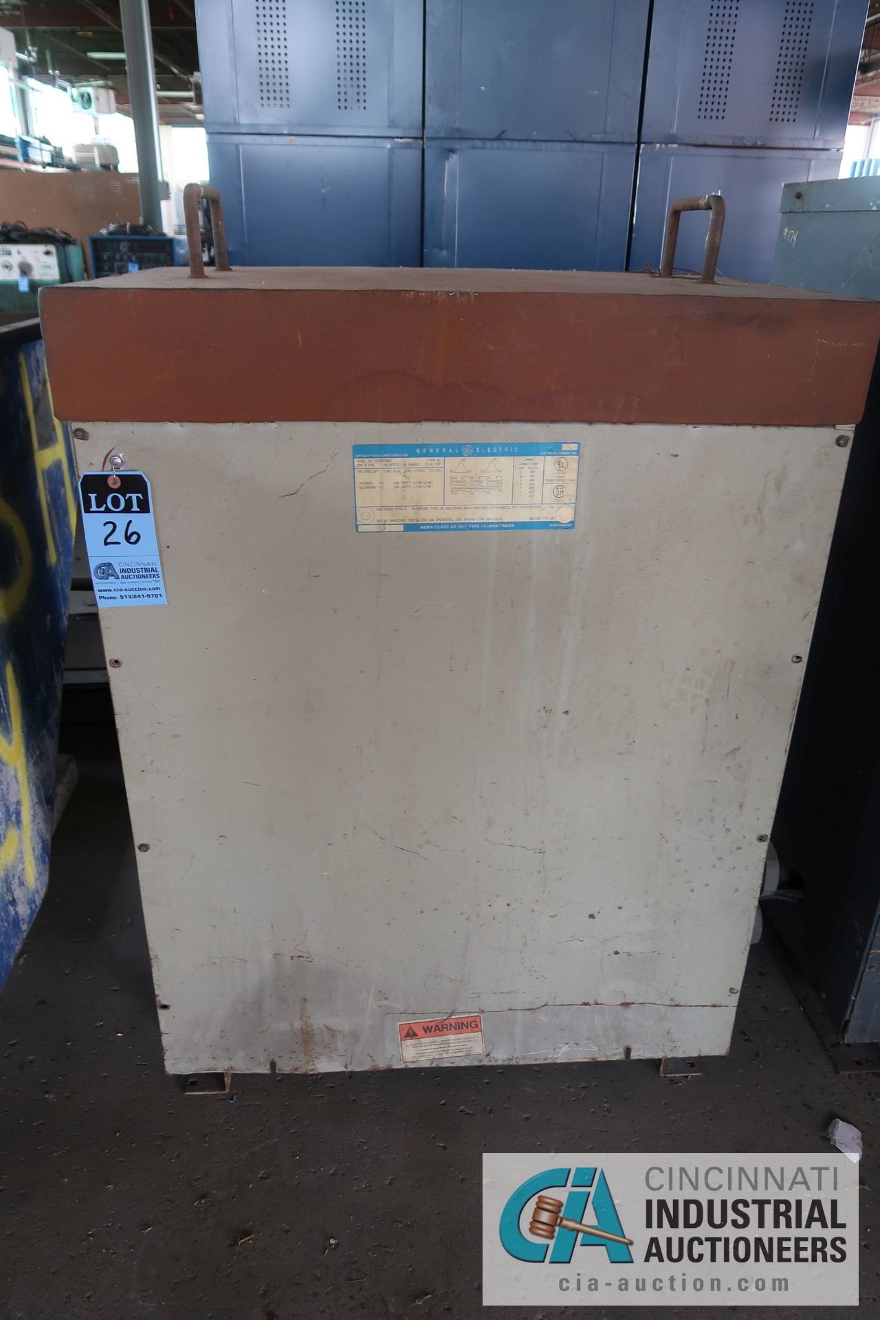 150 KVA GENERAL ELECTRIC NEMA CLASS AA DRY TYPE TRANSFORMER