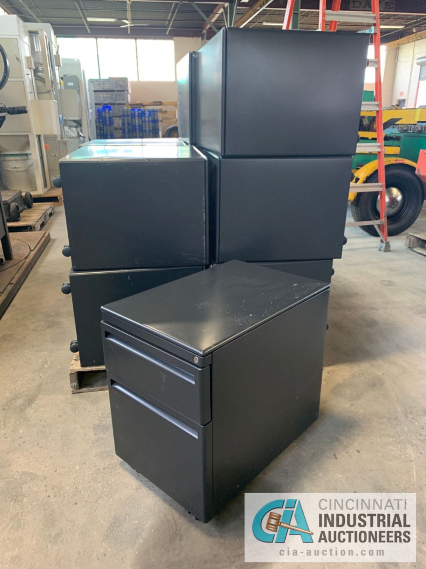 2-DOOR FILE CABINETS WITH WHEELS, APPROX. 15" WIDE X 23" DEEP X 21.5" HIGH - Image 2 of 4