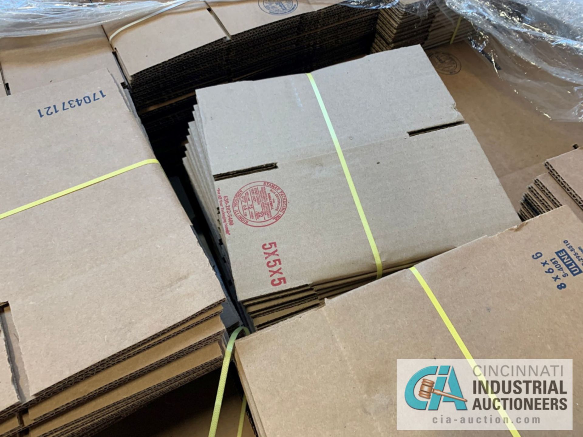 (LOT) 1-SKID CARDBOARD BOXES, 8" X 6" X 6", 10" X 8" X 7", 5" X 5" X 5" - Image 4 of 4