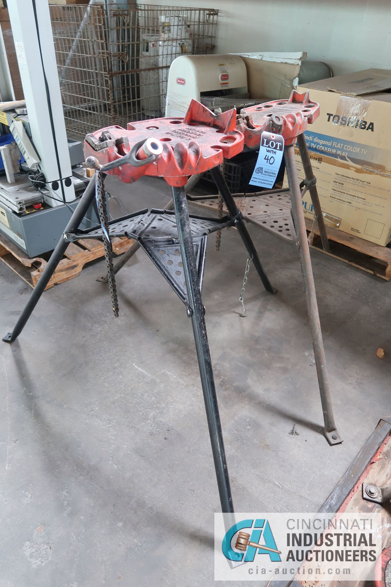 RIDGID MODEL 460 AND 450 TRI-STANDS