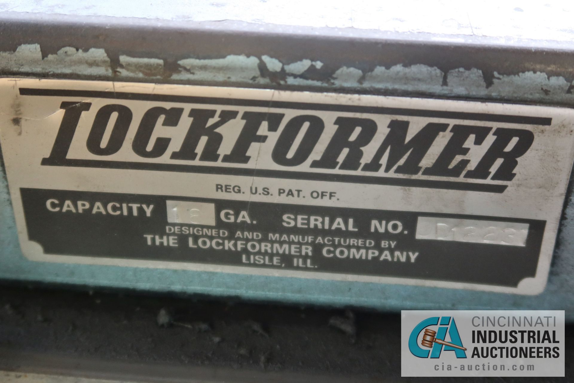 24" X 120" WIDE X 18 GA. LOCKFORMER 9-STAND DUPLEX ROLLFORMER; S/N 9D12237, MALE / FEMAIL PITTSBURG - Image 7 of 7