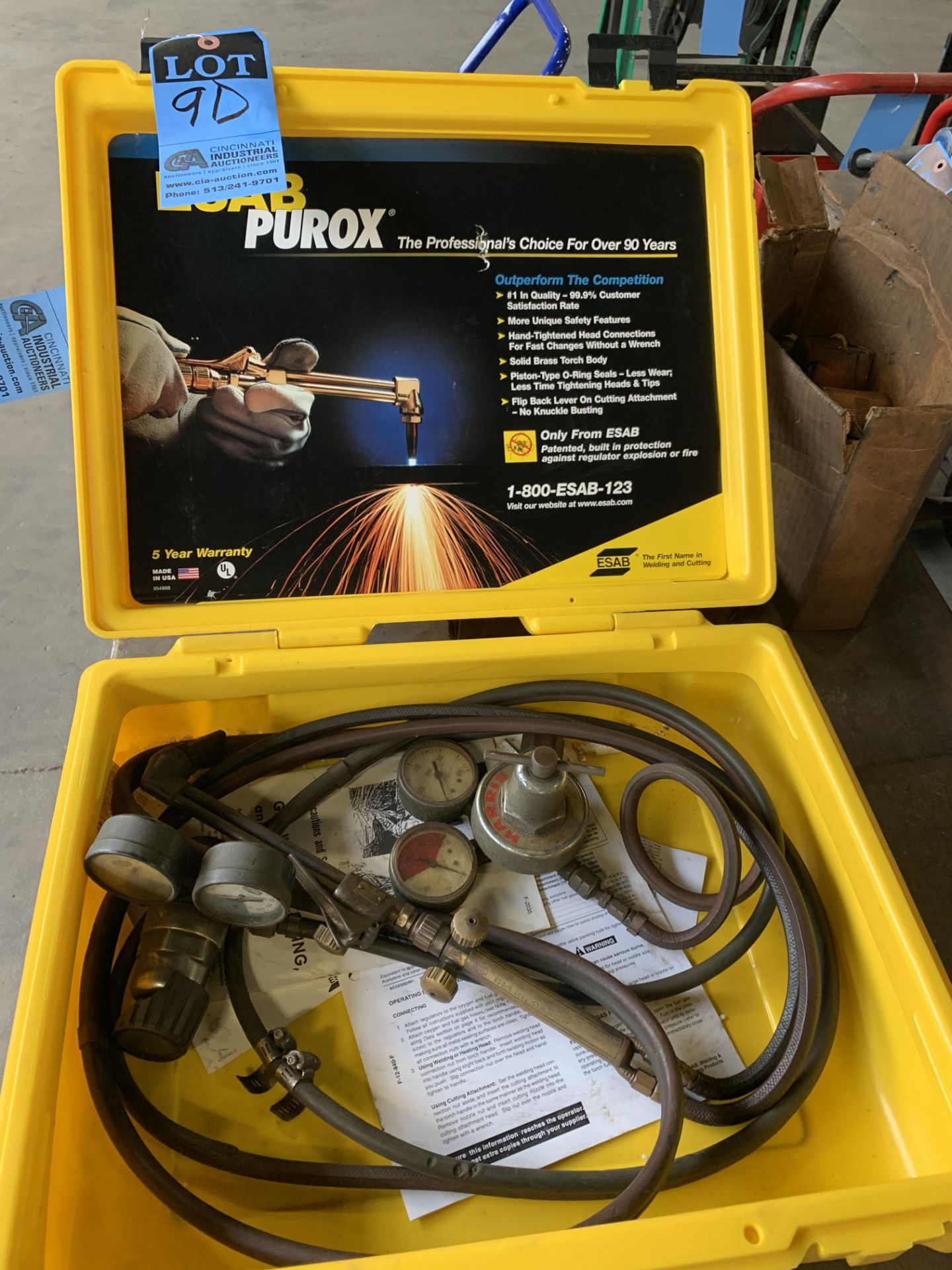 ESAB PUROX TRADE MASTER WELDING AND CUTTING OUTFIT