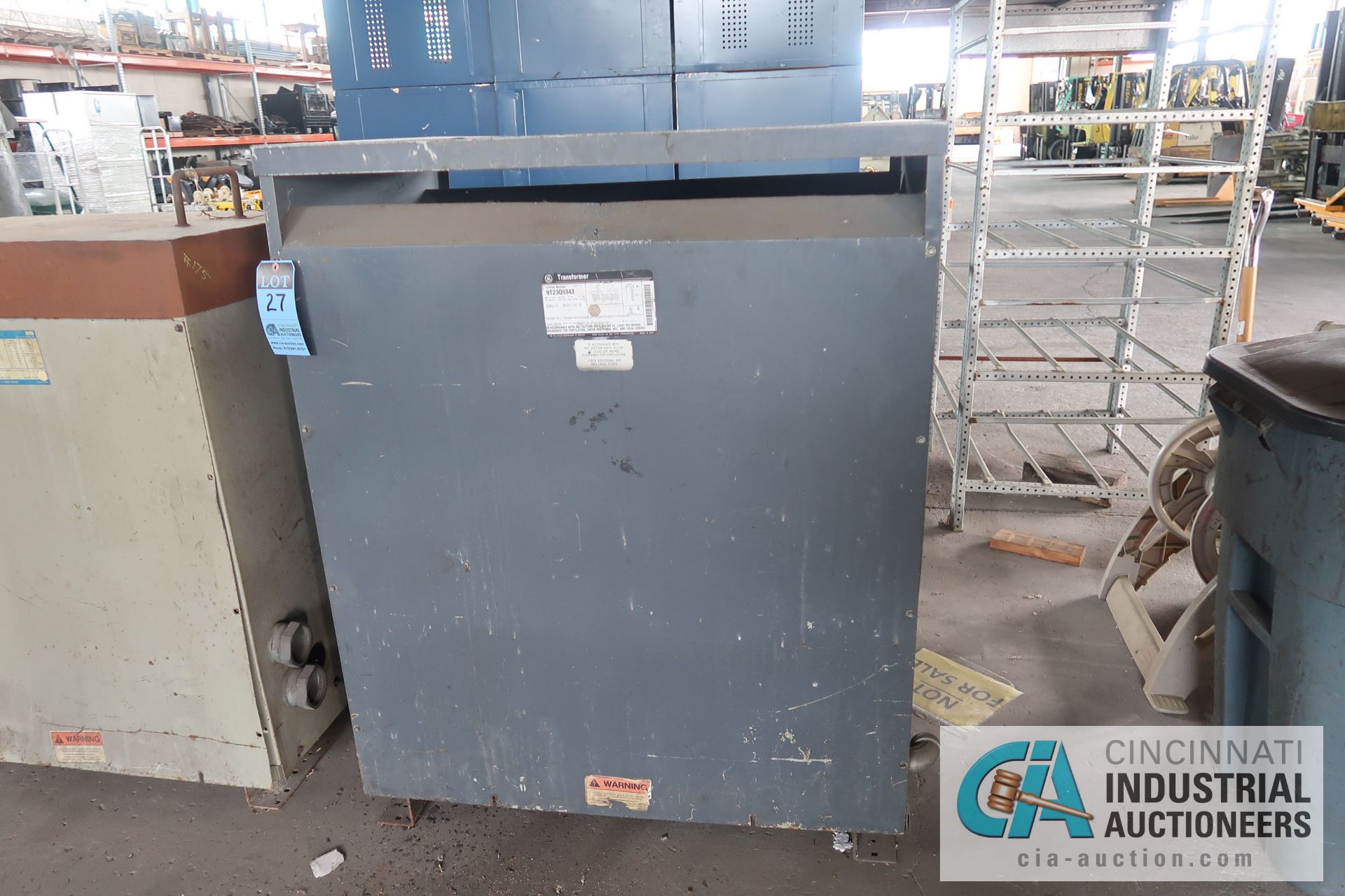 300 KVA GENERAL ELECTRIC NEMA CLASS AA DRY TYPE TRANSFORMER