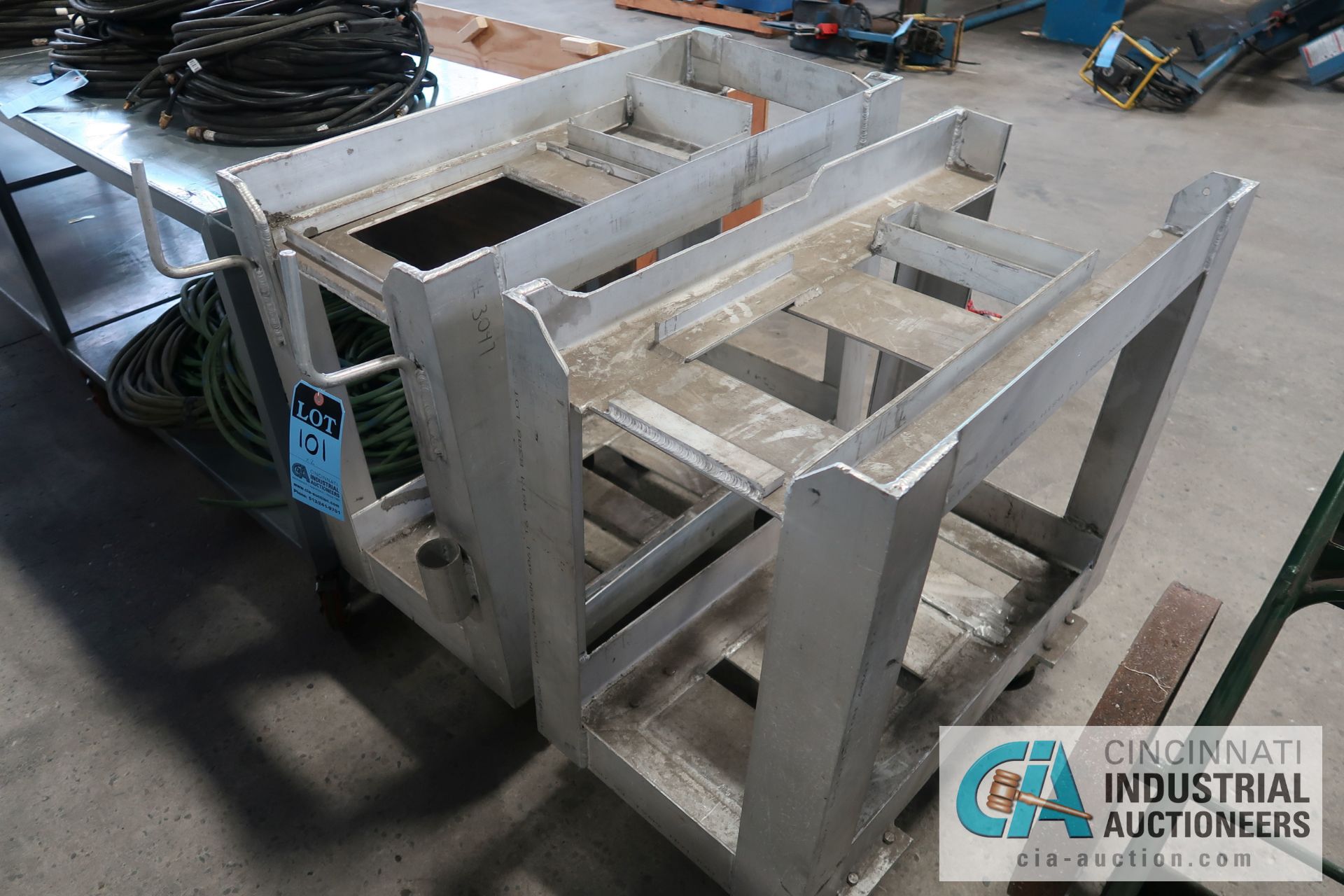 SHOP BUILT ALUMINUM WELDING CARTS