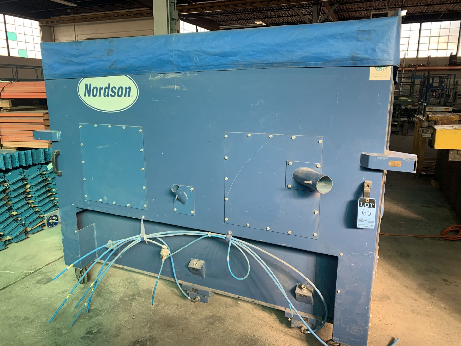 NORDSON 12-FILTER POWDER COAT BOTH RECLAIM COLOR MODULE