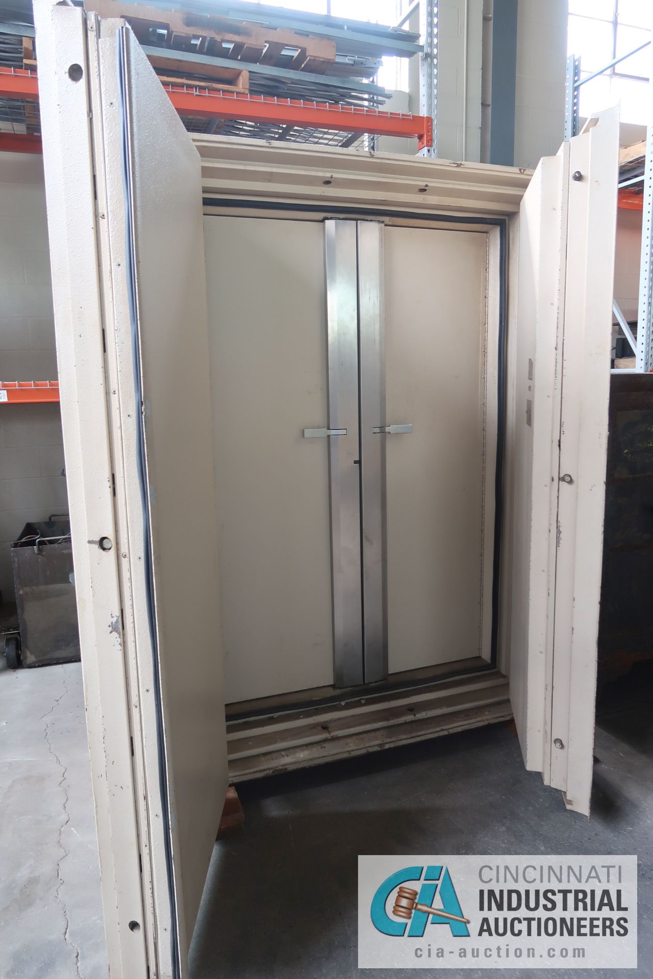 35" X 58" X 80" HIGH DAEBOD TWO DOOR COMBINATION SAFE **LOCKED OPEN - NO COMBINATION** - Image 2 of 3