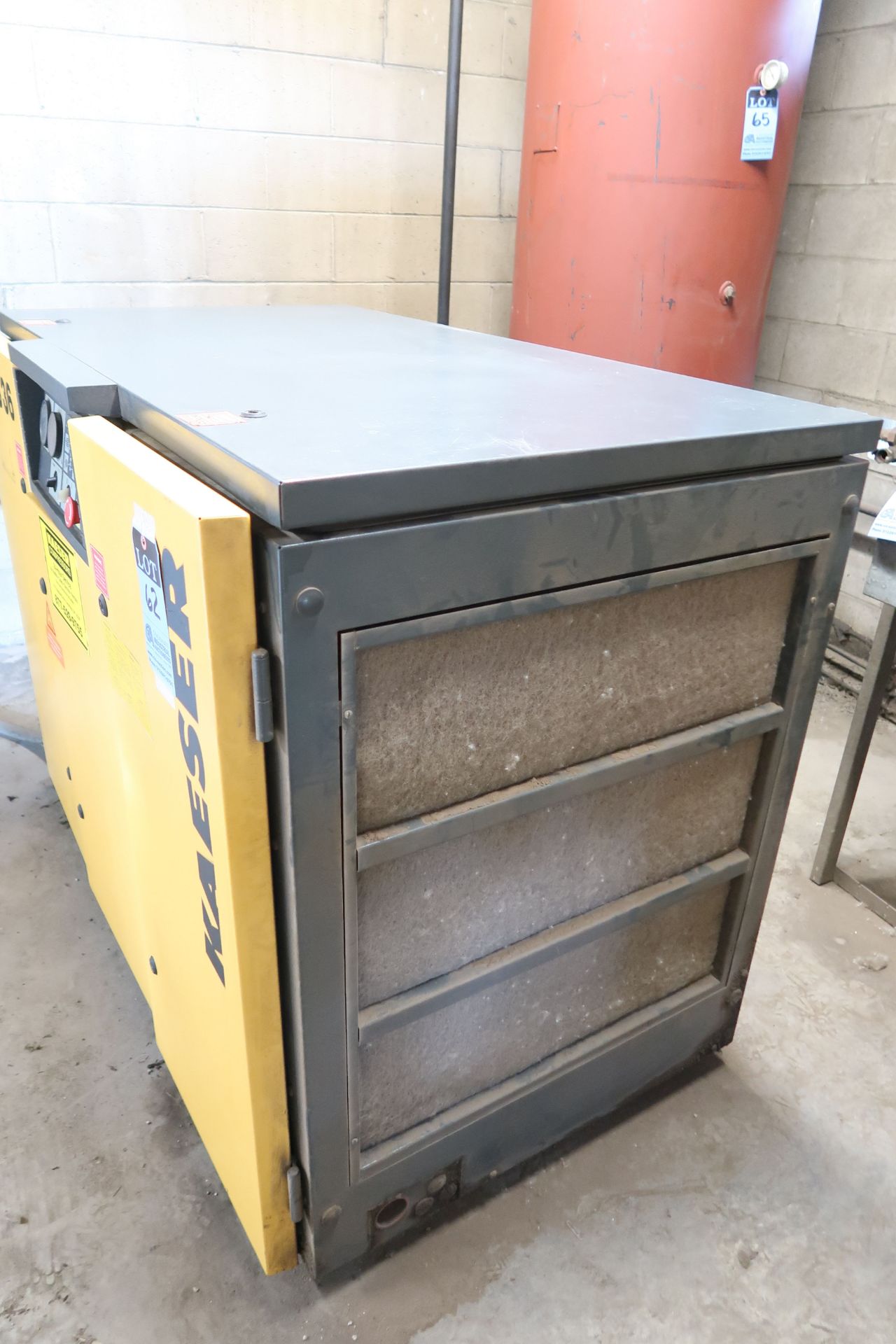 30 HP KAESER MODEL AS36 ROTARY SCREW CABINET ENCLOSED AIR COMPRESSOR; S/N 3611123, 49,860 HOURS - Image 2 of 9