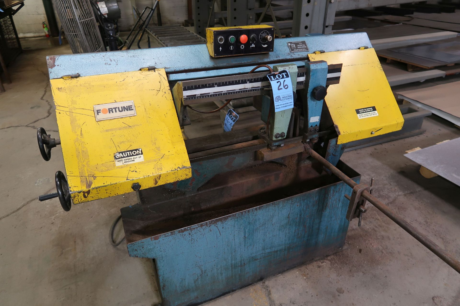 9" X 16" FORTUNE HORIZONTAL BAND SAW