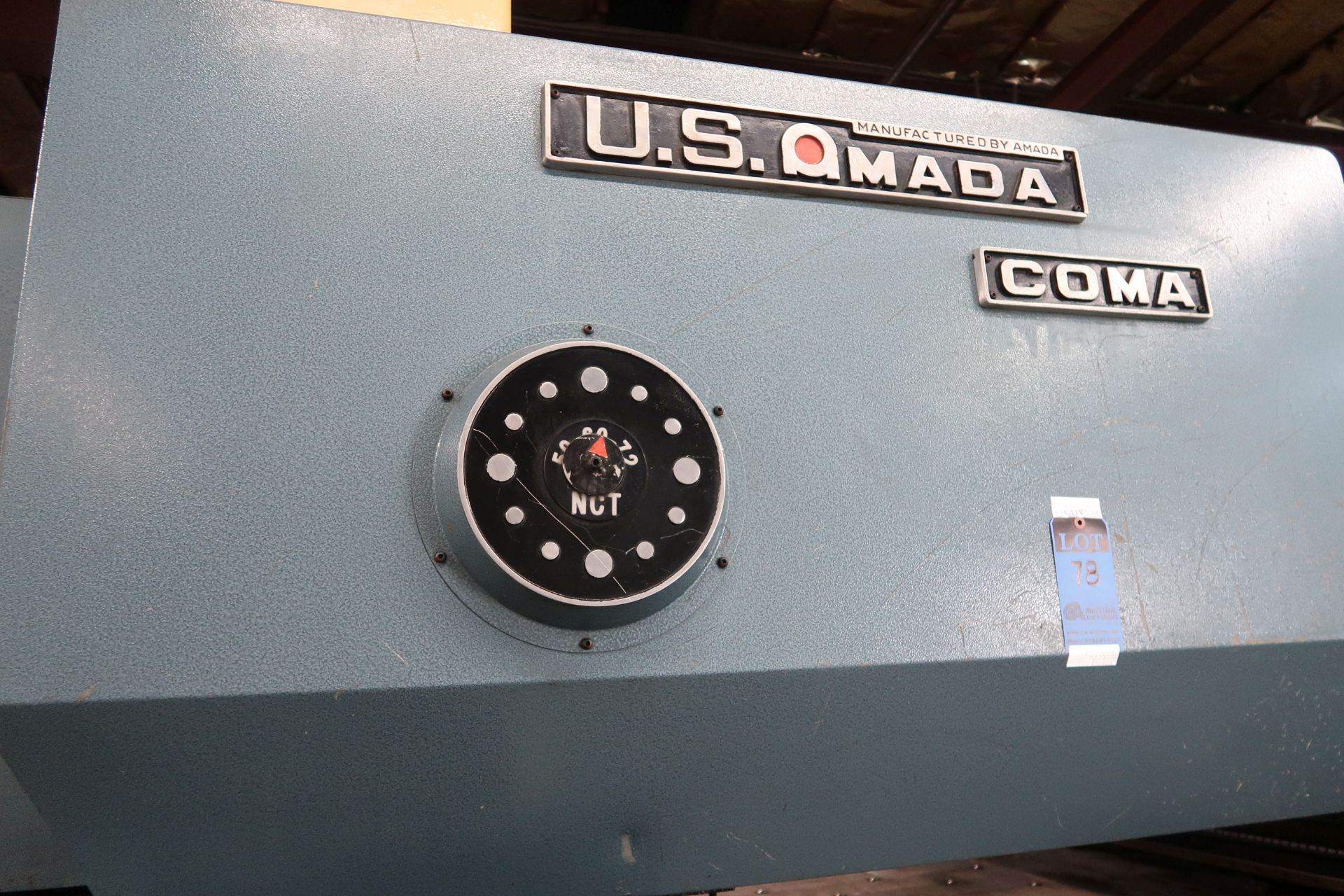 50 TON AMADA MODEL COMA 50-60-72 CNC TURRET PUNCH; S/N C67213, 60" THROAT, 56-STATION TURRET, - Image 27 of 38