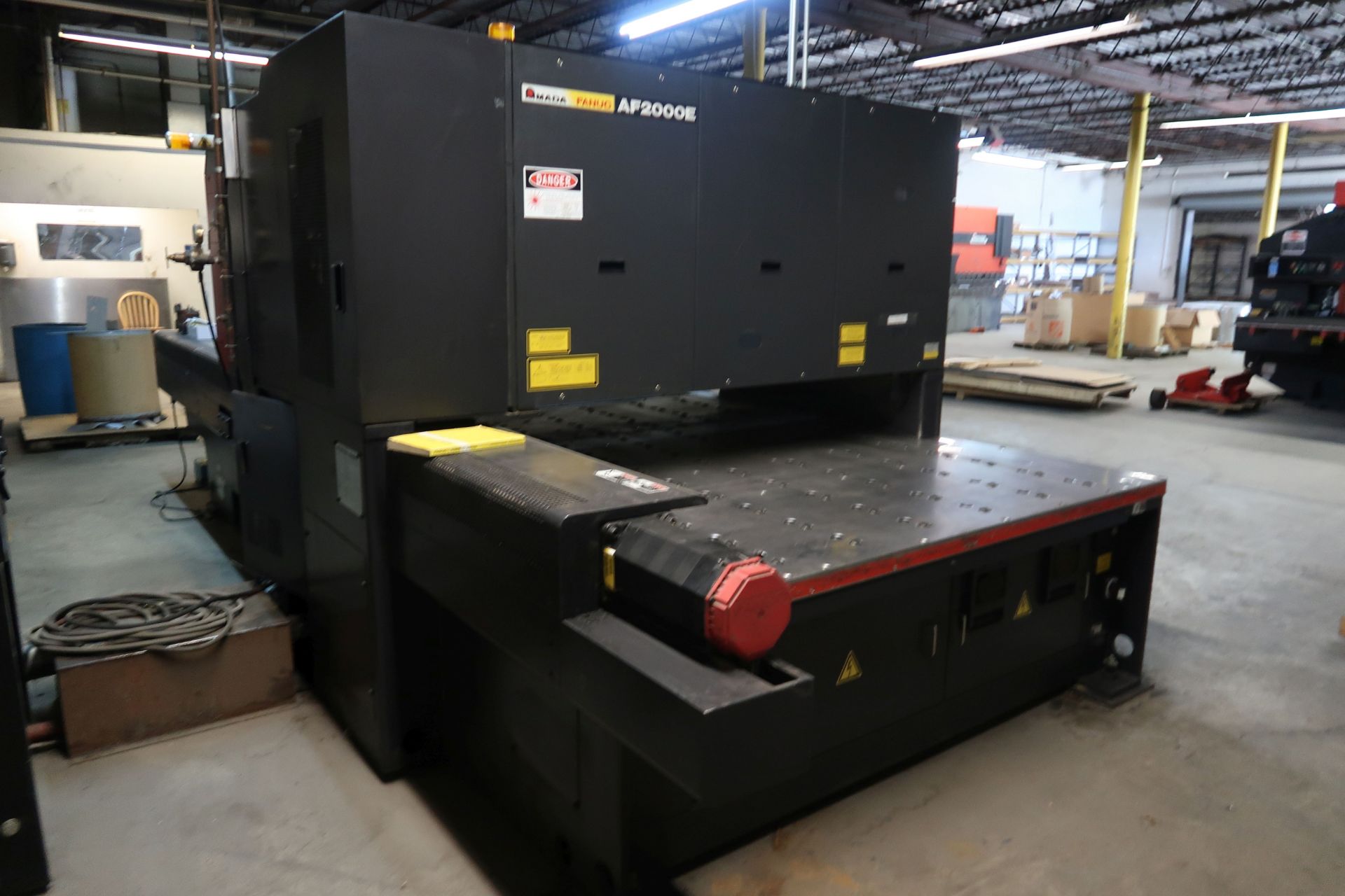 AMADA MODEL LASMAC LC2415AIII CNC LASER MACHINE; S/N 25580725 (NEW 2-2001), FANUC SERIES 160I-L - Image 11 of 40