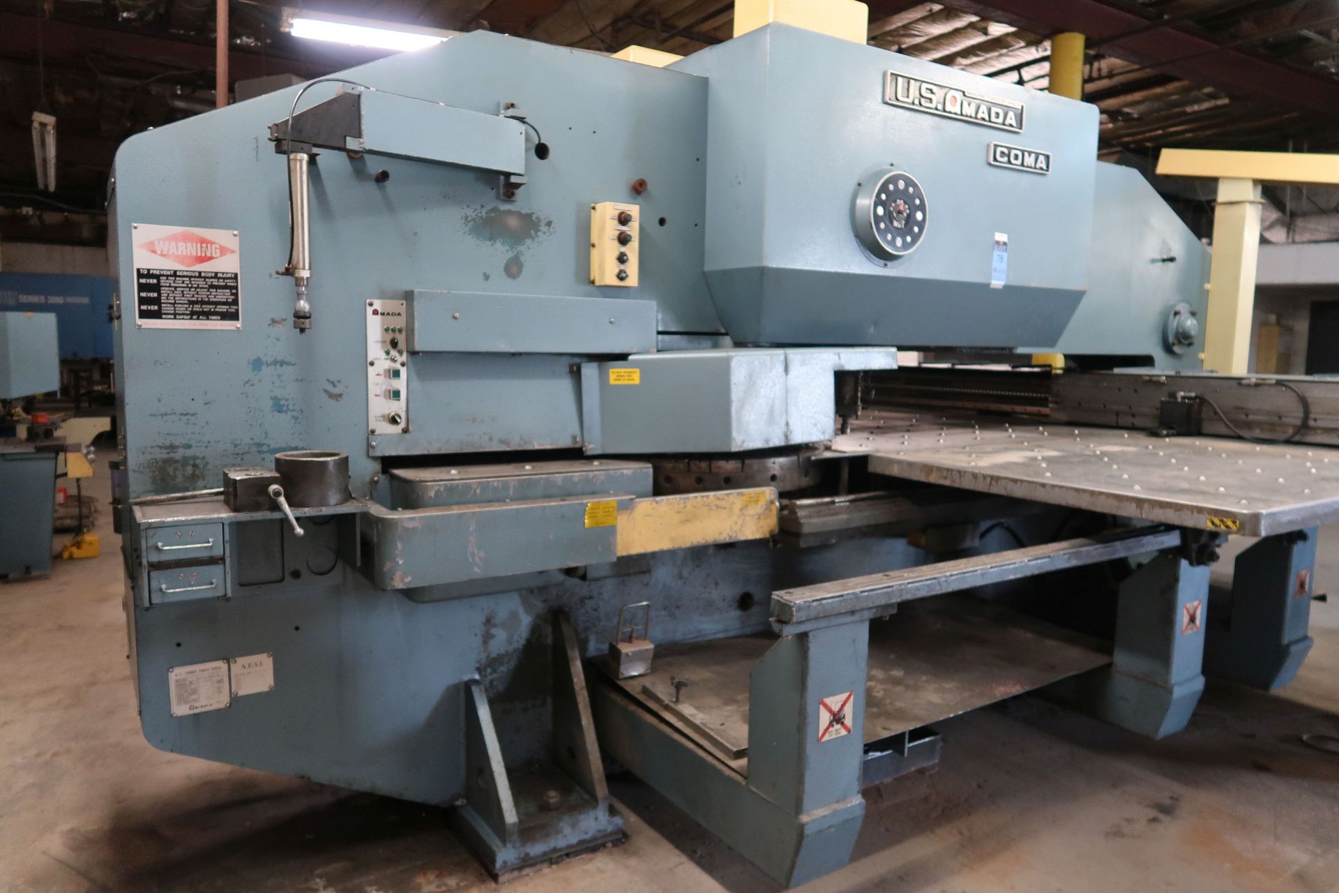 50 TON AMADA MODEL COMA 50-60-72 CNC TURRET PUNCH; S/N C67213, 60" THROAT, 56-STATION TURRET, - Image 13 of 38