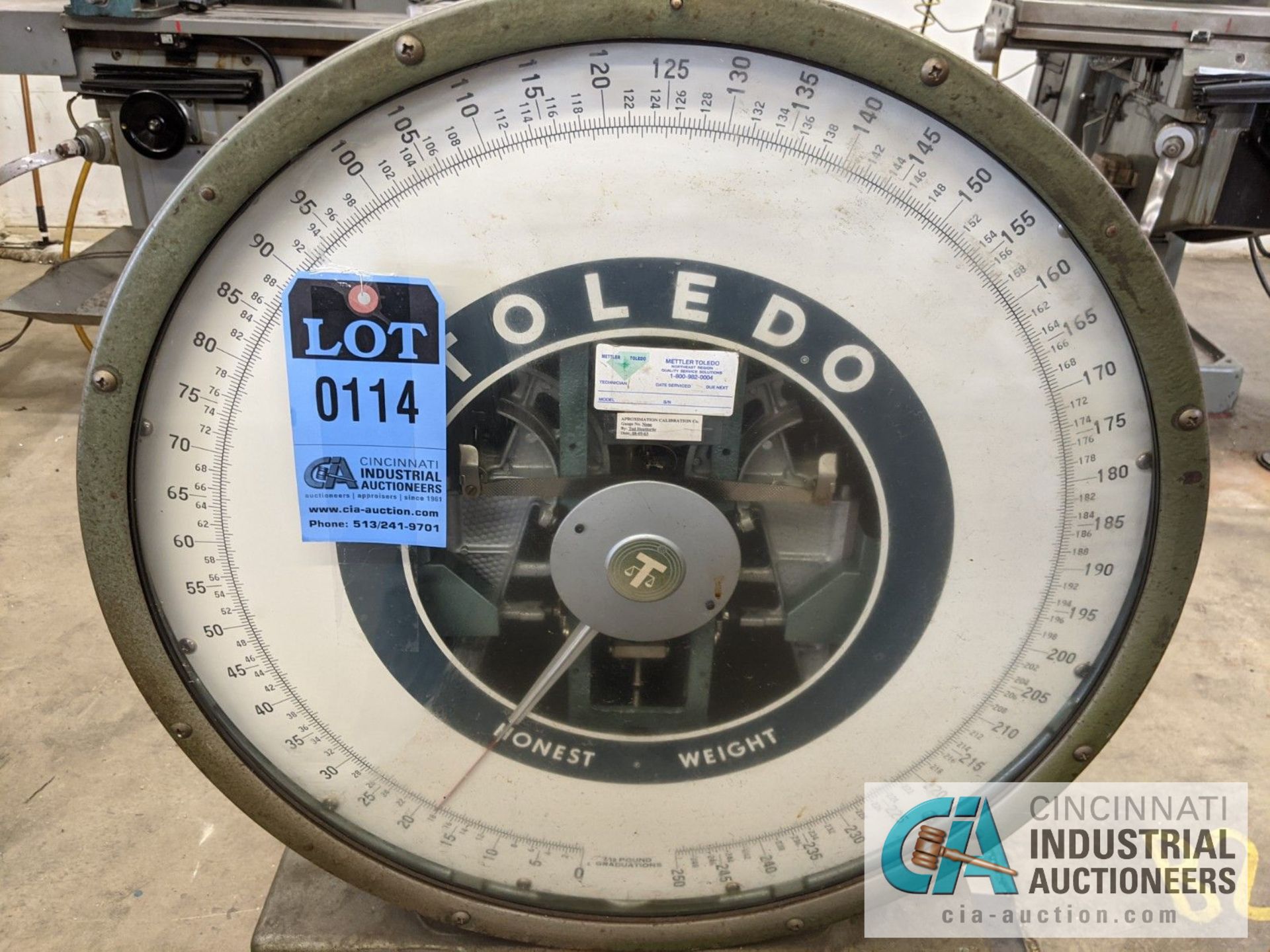 250 LB. TOLEDO DIAL TYPE SCALE - Image 2 of 3