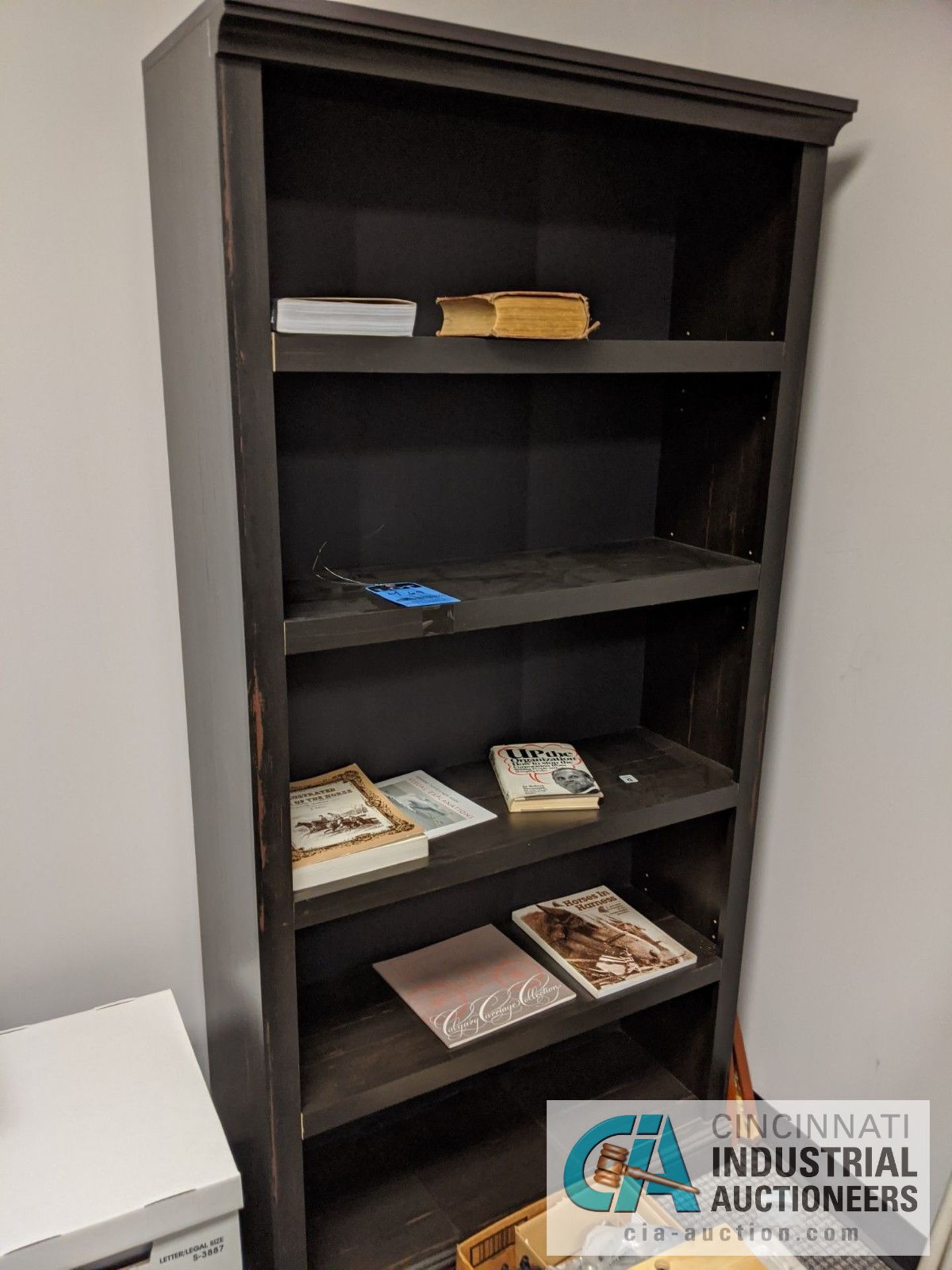 (LOT) DESK, CHAIR, (3) BOOKCASES - Image 3 of 3