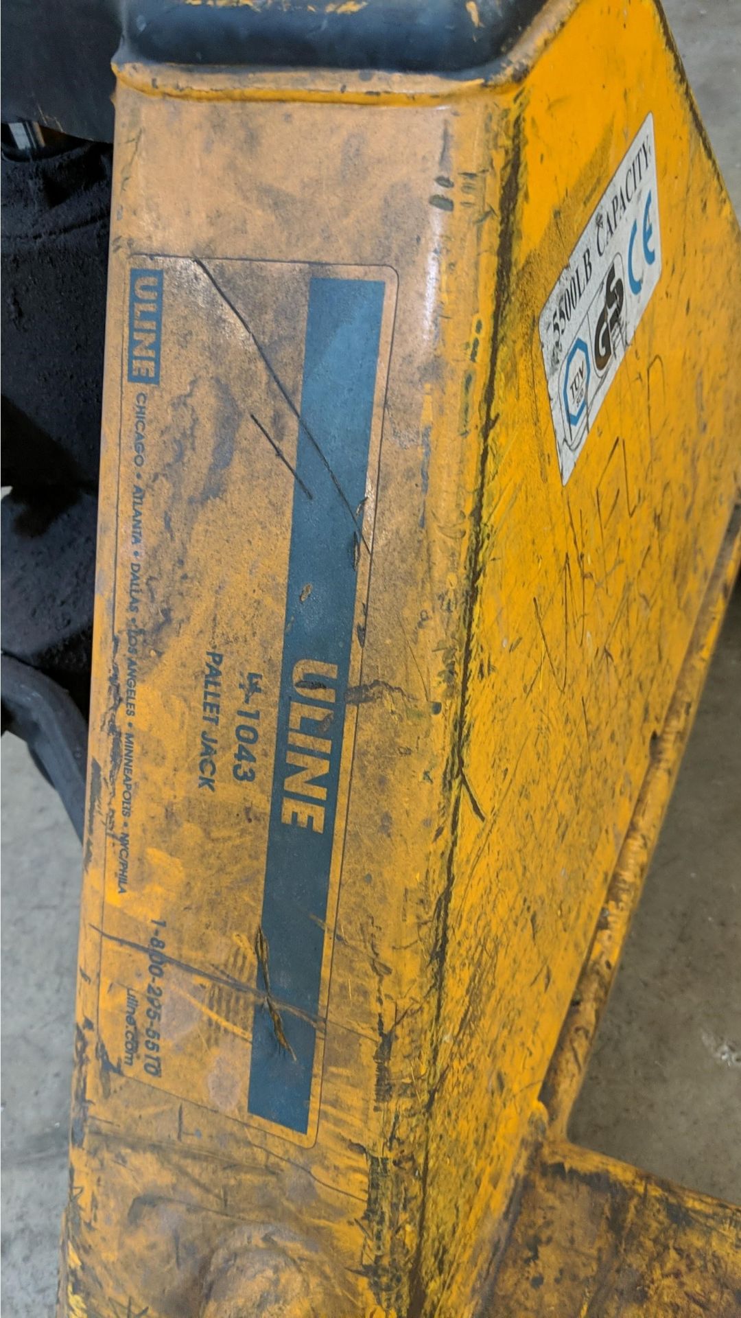 5,500 LB. ULINE PALLET JACK - Image 3 of 3