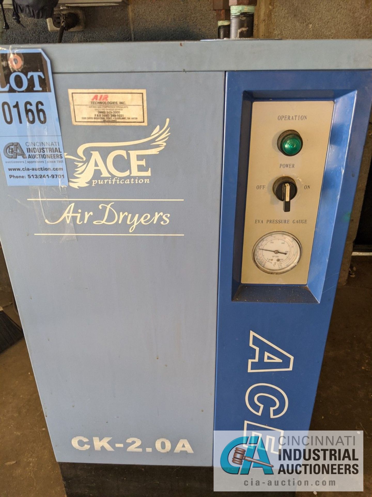 ACE MODEL CK-2-0A AIR DRYER - Image 3 of 3
