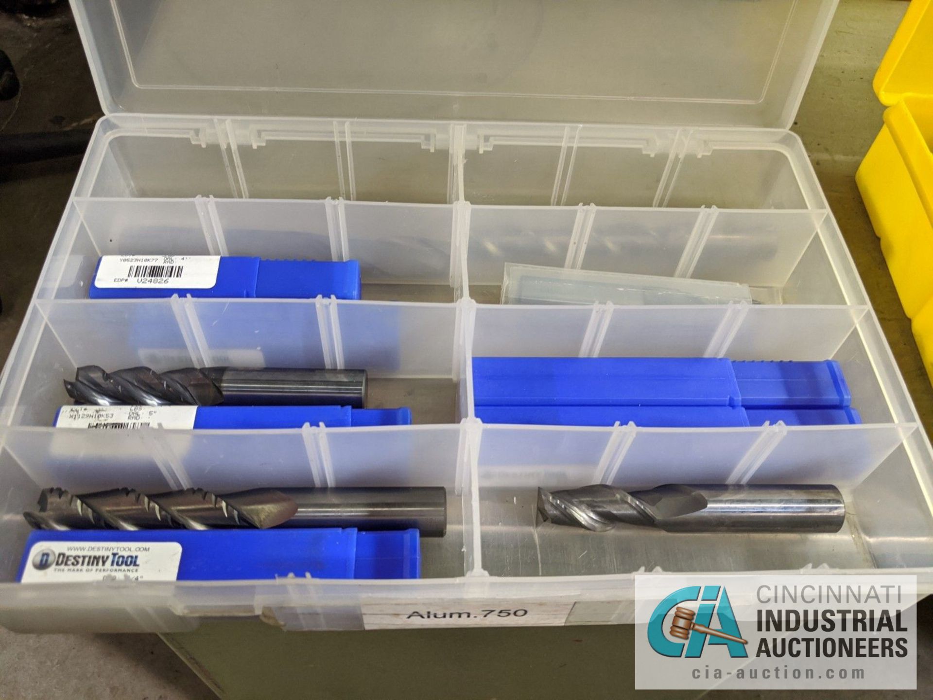 PLASTIC DRAWER INDEX WITH CARBIDE END MILLS - Image 2 of 7