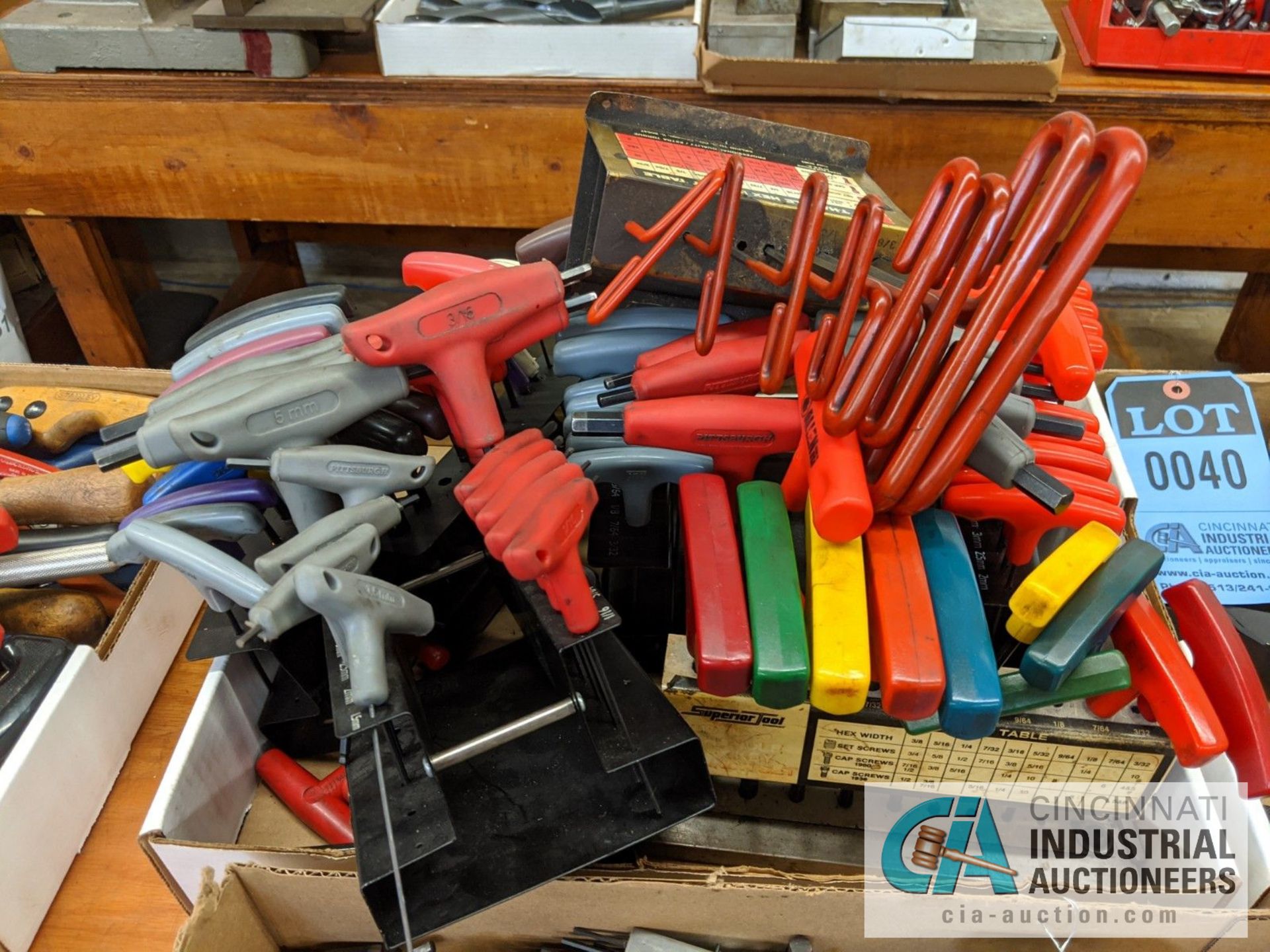 BOXES OF ALLEN WRENCHES AND T-HANDLE HEX WRENCHES - Image 2 of 3