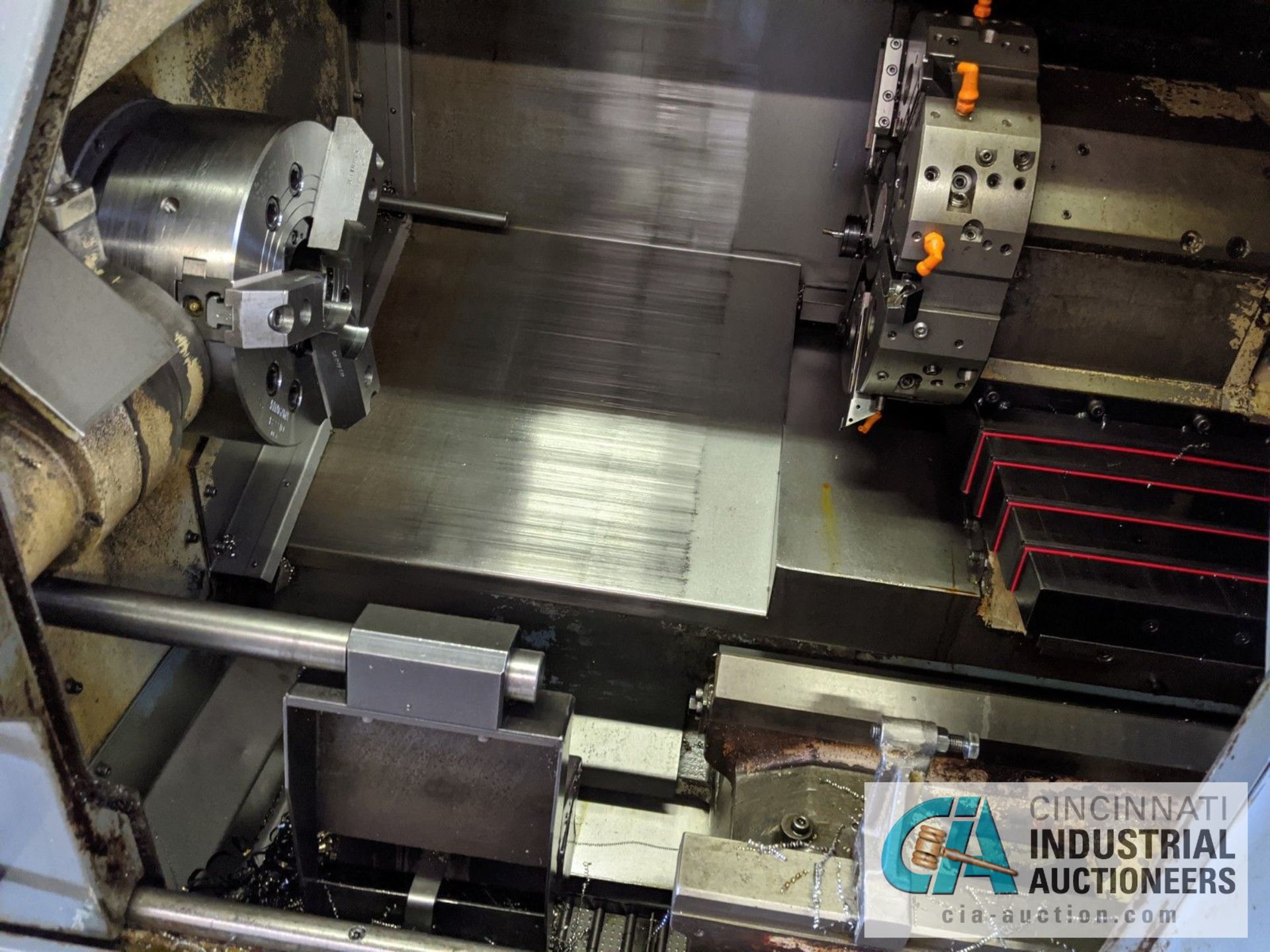 MAZAK MODEL QT-20 GP-UNIL CNC TURNING CENTER; S/N 132160, 10" 3-JAW CHUCK, TAILSTOCK, 17.32" - Image 10 of 13