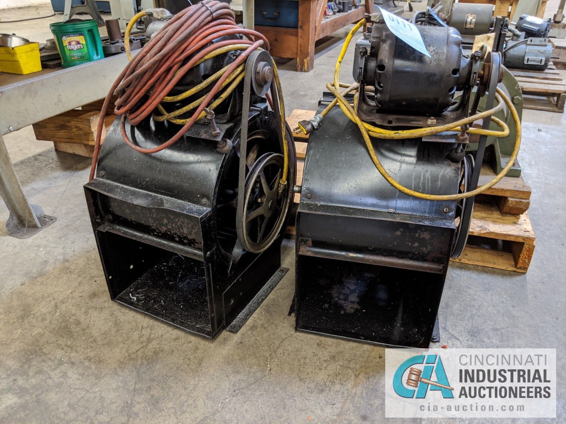 BLOWER UNIT WITH DELCO ELECTRIC MOTORS