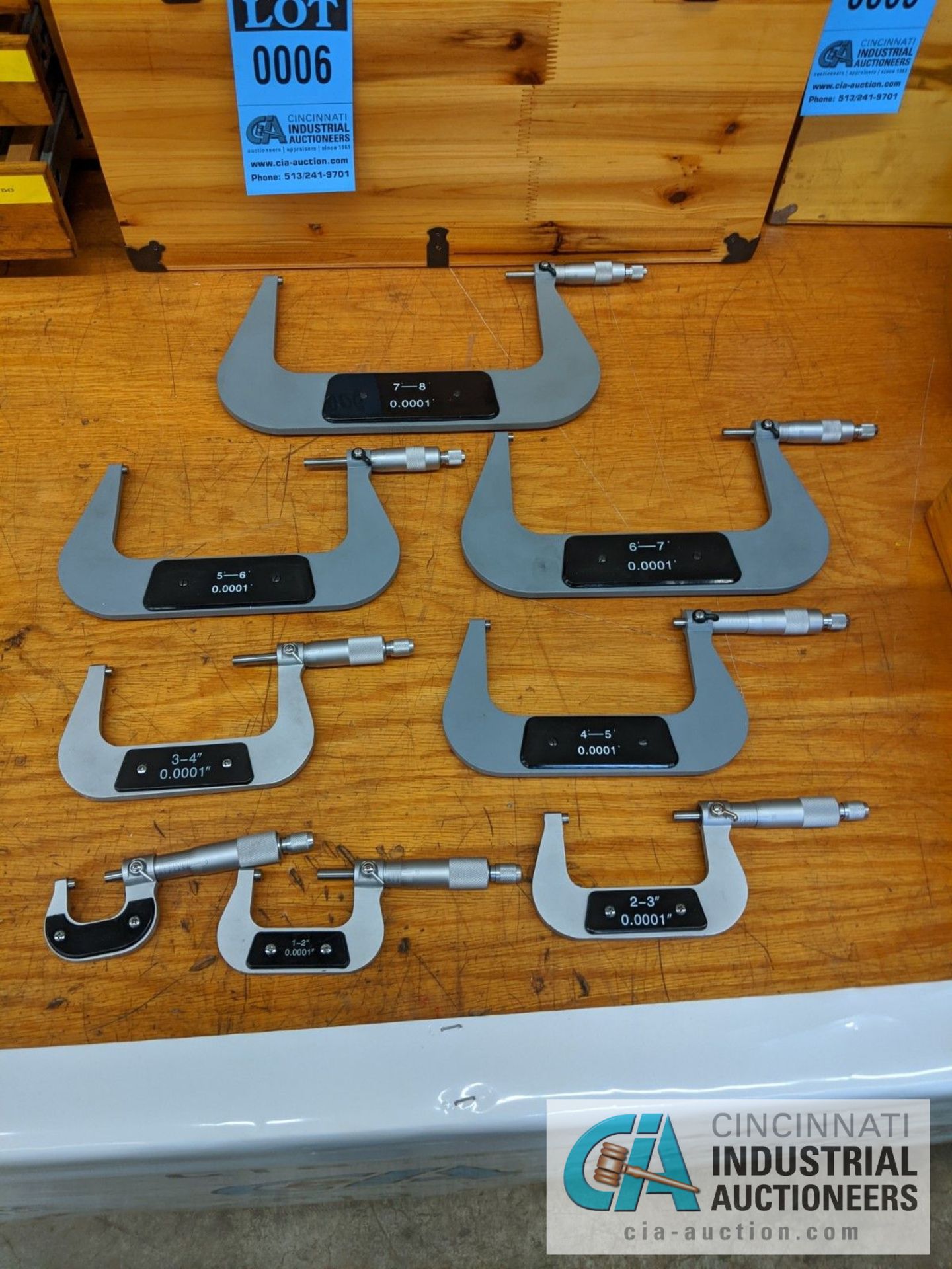 PIECE OD MICROMETER SET 0-1" TO 11"-12" - Image 2 of 4