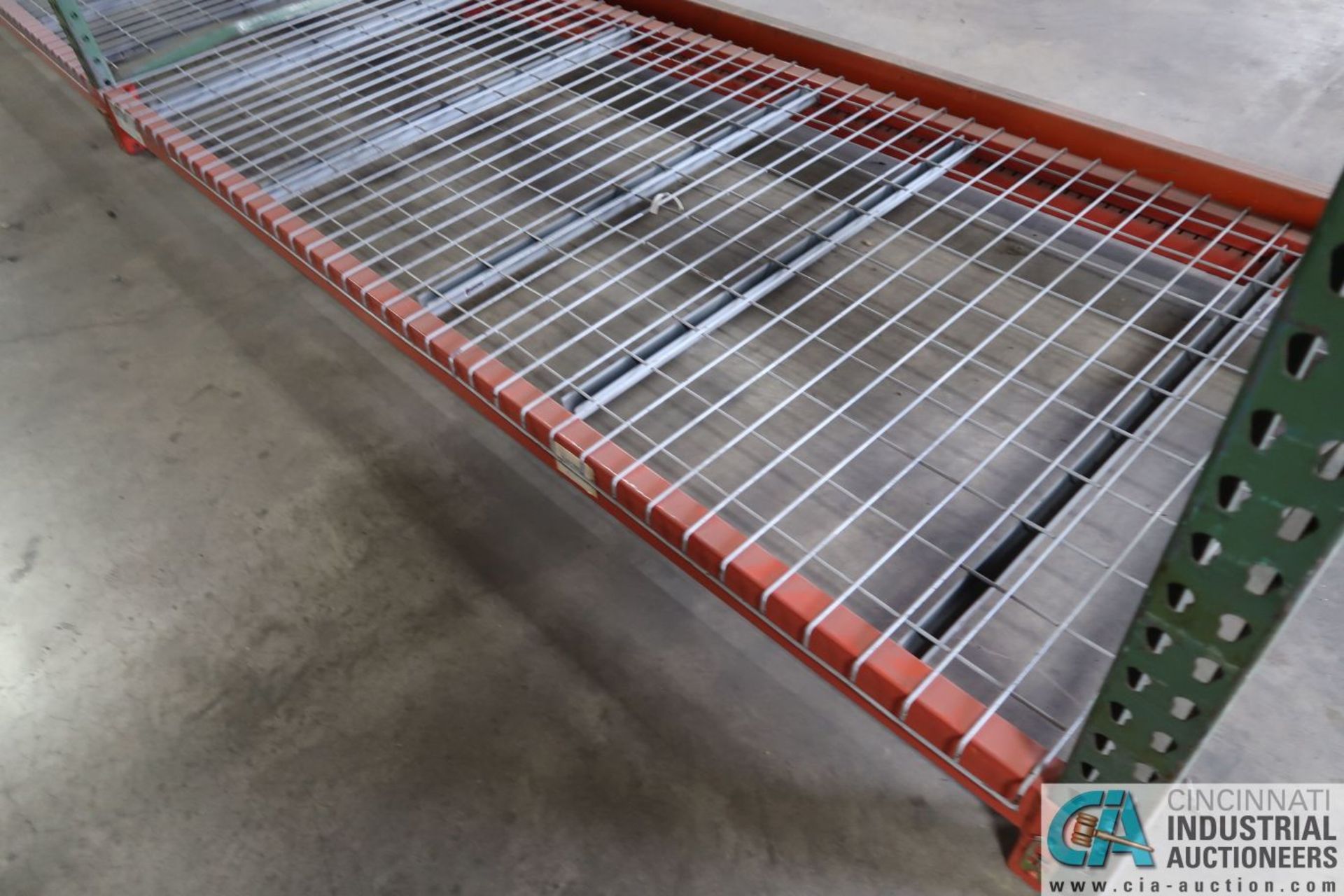 Sections Pallet Rack (8) Uprights, (37) Beams, (20) Wire Decks TOTAL; (6) 42" x 10' Uprights, (7) 5" - Image 7 of 24