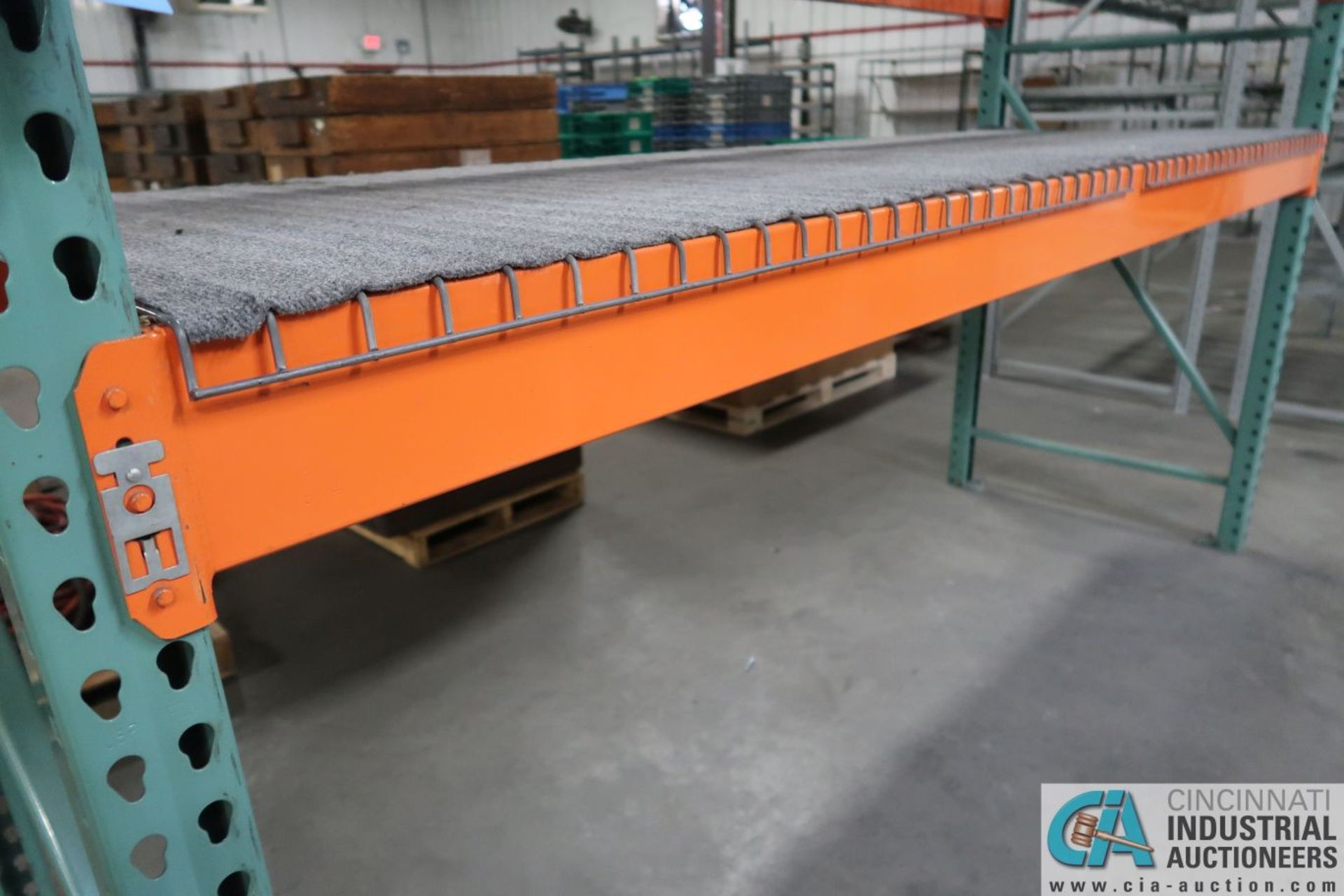 Sections Pallet Rack (8) Uprights, (40) Beams, (38) Wire Decks TOTAL; (8) 3' x 12' Uprights, (22) 6" - Image 13 of 16