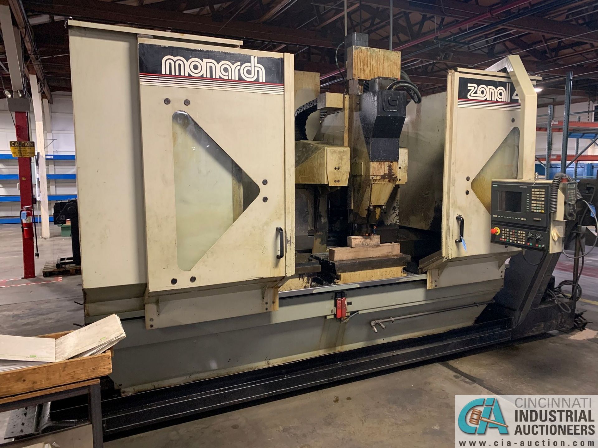 MONARCH UNISIGN TYPE UNIVERS 4 ZONALL 4 CNC VERTICAL MACHINING CENTER; S/N 99Z403, NO. 4293,
