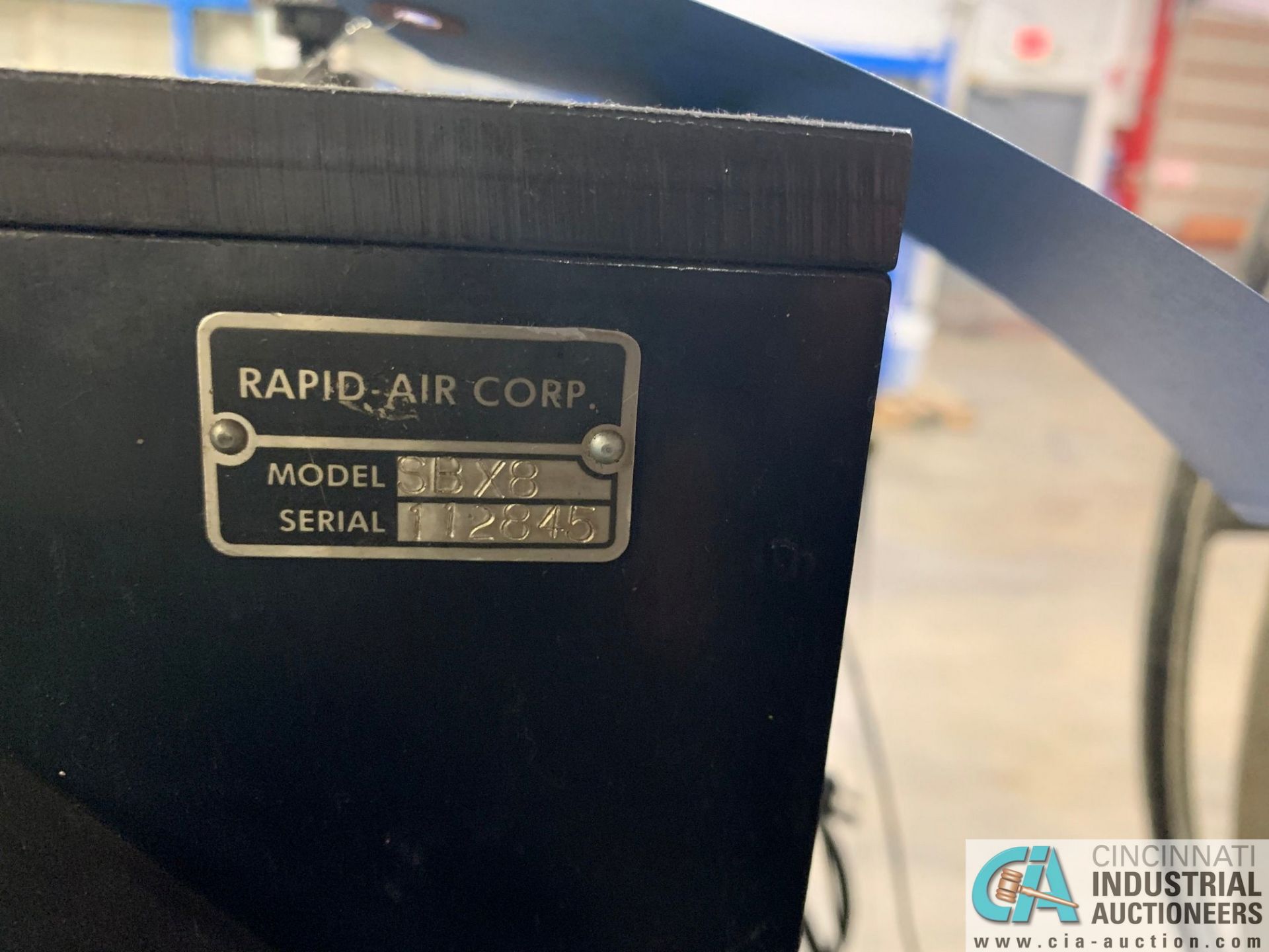 RAPID AIR FEED SYSTEM MODEL RS79AP DE UNCOILER; S/N 83383 AND MODEL SBX8 STRAIGHTENER - Image 8 of 10