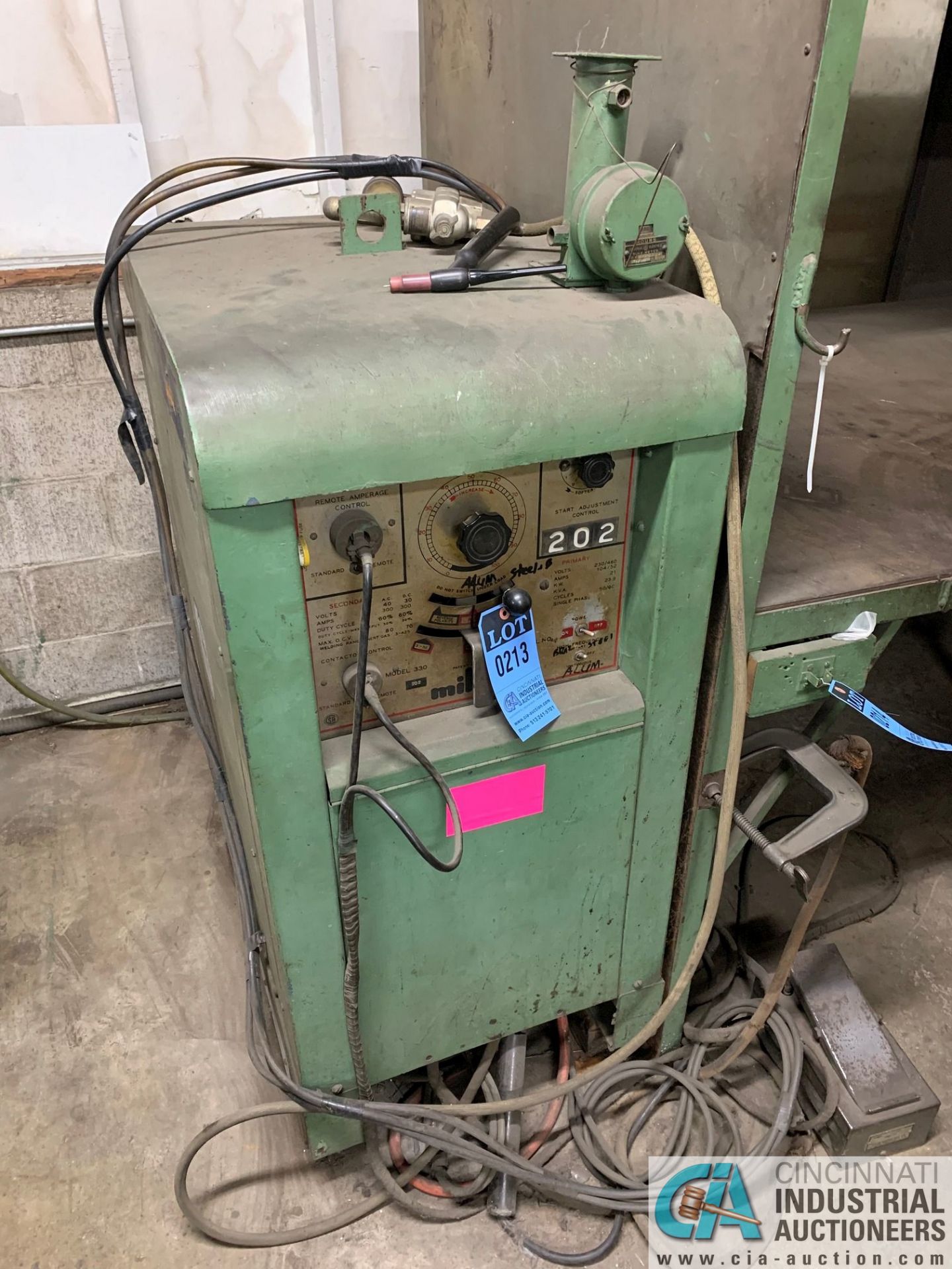 MILLER 330 TIG WELDER