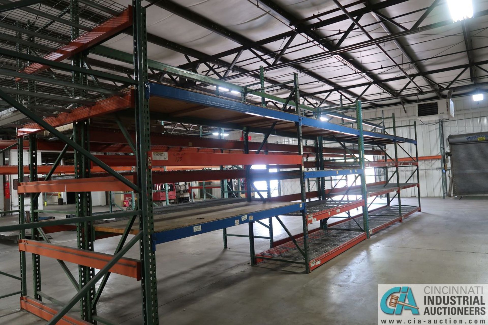 Sections Pallet Rack (8) Uprights, (37) Beams, (20) Wire Decks TOTAL; (6) 42" x 10' Uprights, (7) 5" - Image 2 of 24
