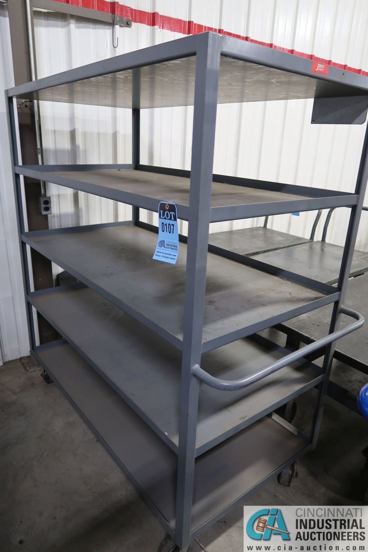 30" X 60" X 67" HIGH HAMSO FOUR-SHELF STOCK TRUCKS