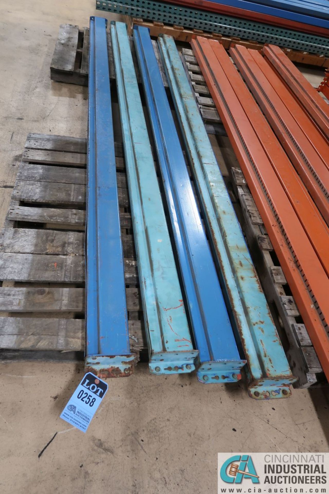 5" FACE X 10' PALLET RACK BEAMS