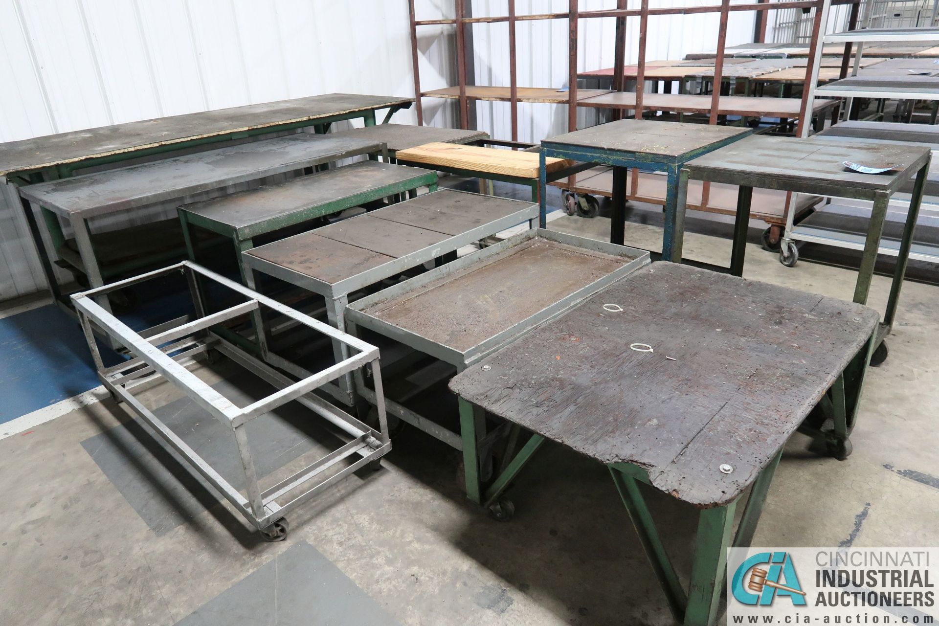 (LOT) MISCELLANEOUS STEEL CARTS - Image 2 of 4