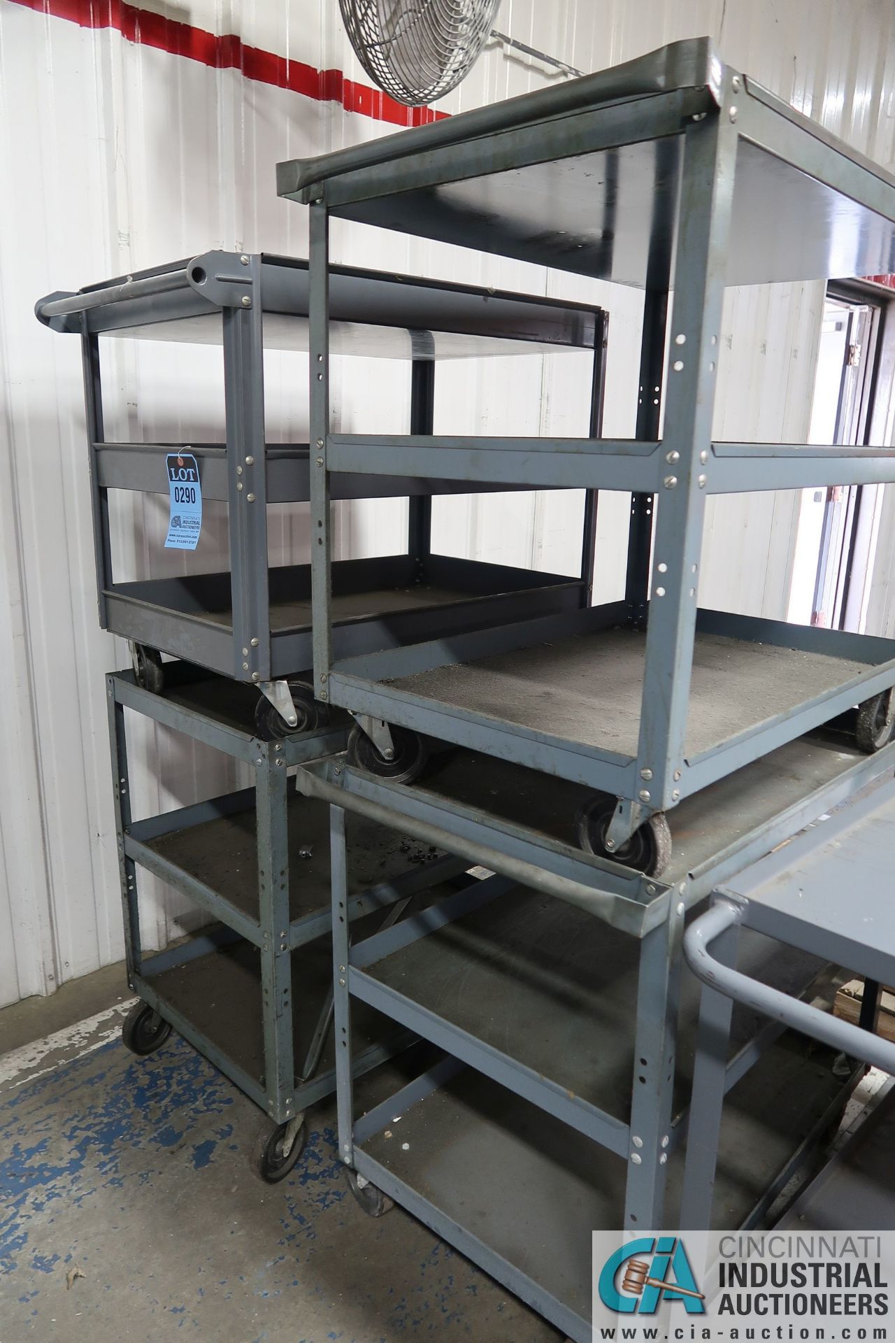 MULTI-SHELF UTILITY CARTS