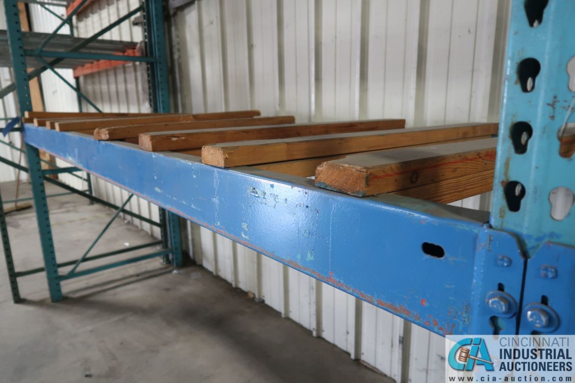 Sections Pallet Rack; (6) 44" x 10' Uprights, (16) 8' Beams, (4) 10' Beams - Image 6 of 18