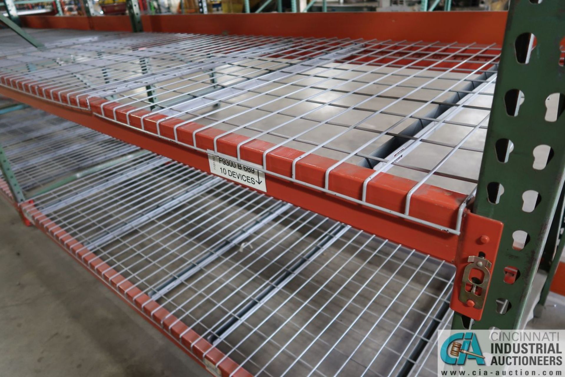 Sections Pallet Rack (8) Uprights, (37) Beams, (20) Wire Decks TOTAL; (6) 42" x 10' Uprights, (7) 5" - Image 4 of 24