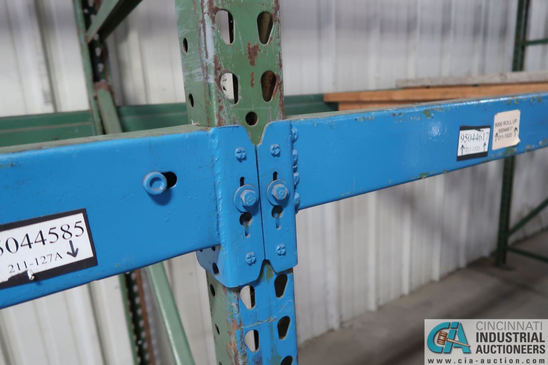 Sections Pallet Rack; (6) 44" x 10' Uprights, (16) 8' Beams, (4) 10' Beams - Image 13 of 18
