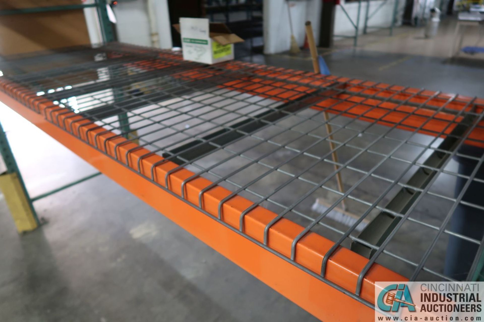 Sections Pallet Rack (8) Uprights, (40) Beams, (38) Wire Decks TOTAL; (8) 3' x 12' Uprights, (22) 6" - Image 7 of 16