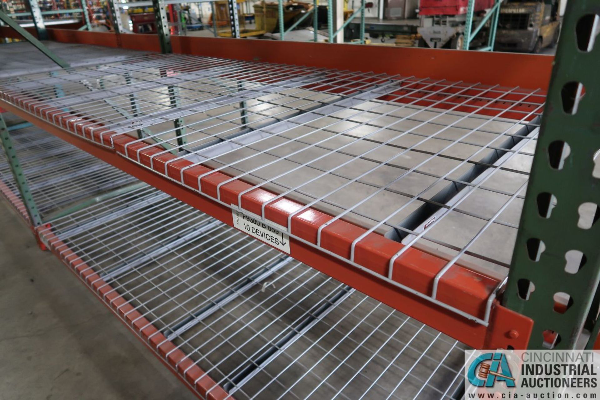 Sections Pallet Rack (8) Uprights, (37) Beams, (20) Wire Decks TOTAL; (6) 42" x 10' Uprights, (7) 5" - Image 6 of 24