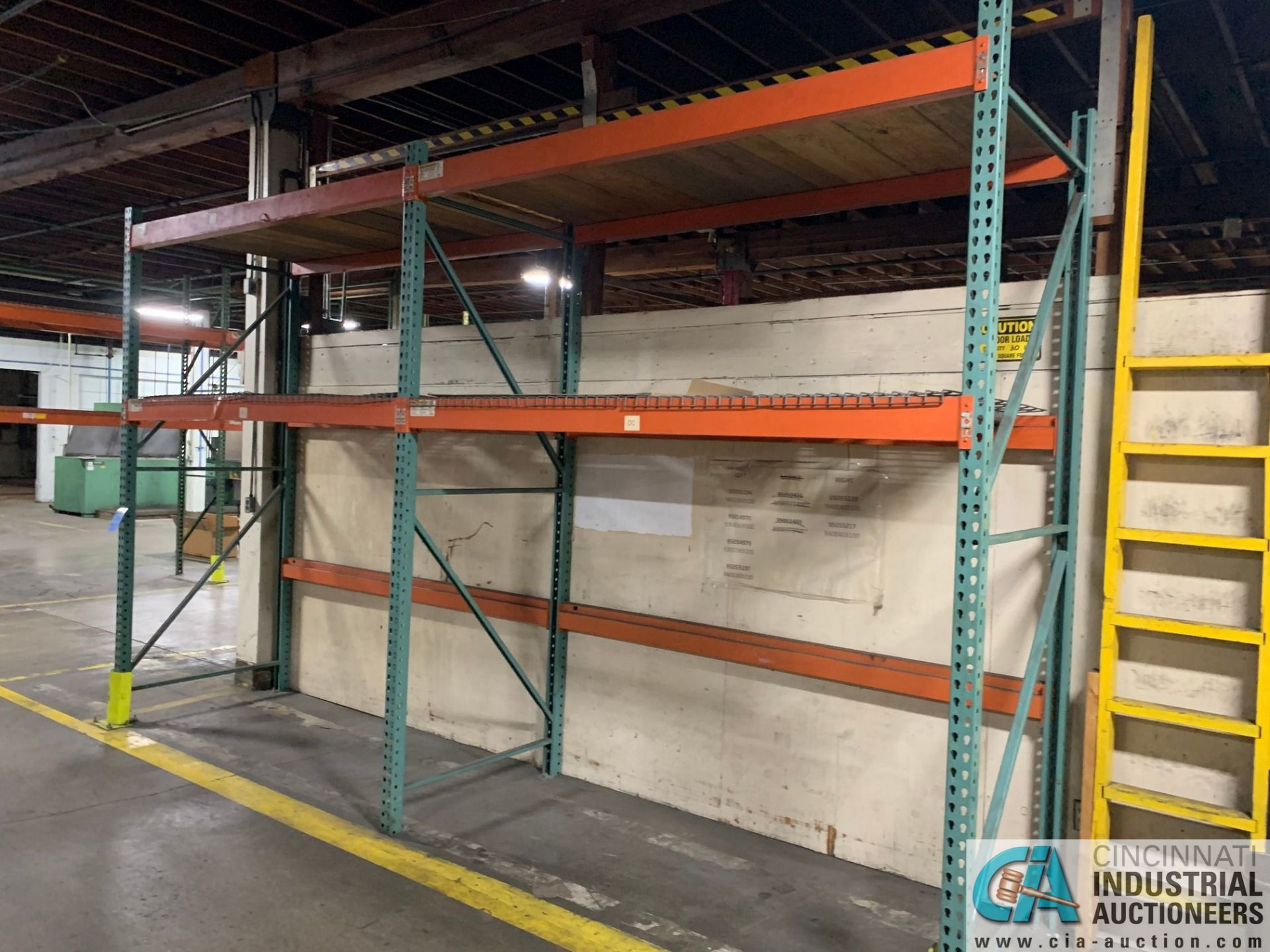 Sections Various Size Green and Orange Rack in Parts Washer Room, (28) Uprights, (92) Beams, (100) - Image 3 of 13