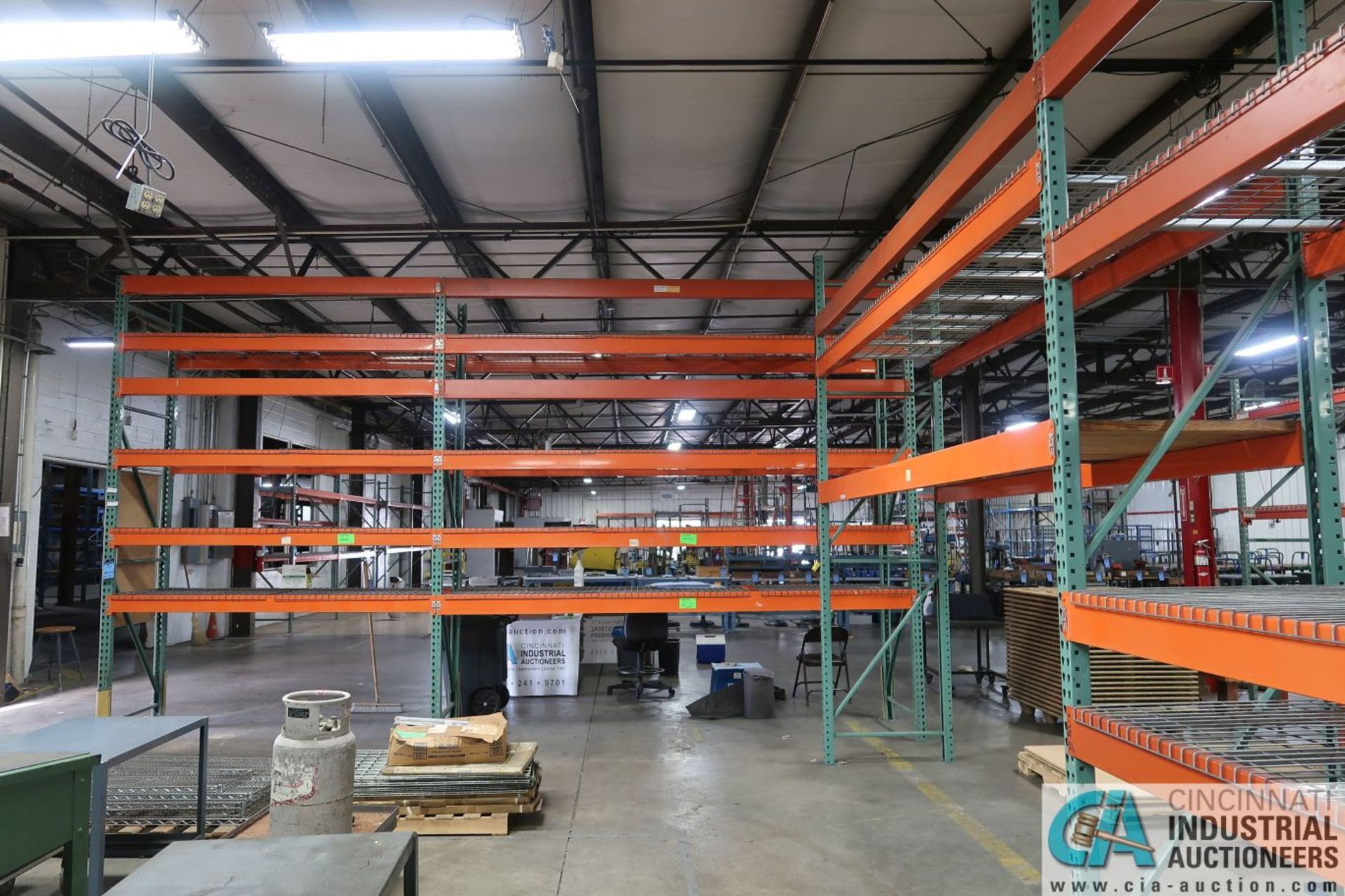 Sections Pallet Rack (8) Uprights, (40) Beams, (38) Wire Decks TOTAL; (8) 3' x 12' Uprights, (22) 6" - Image 16 of 16
