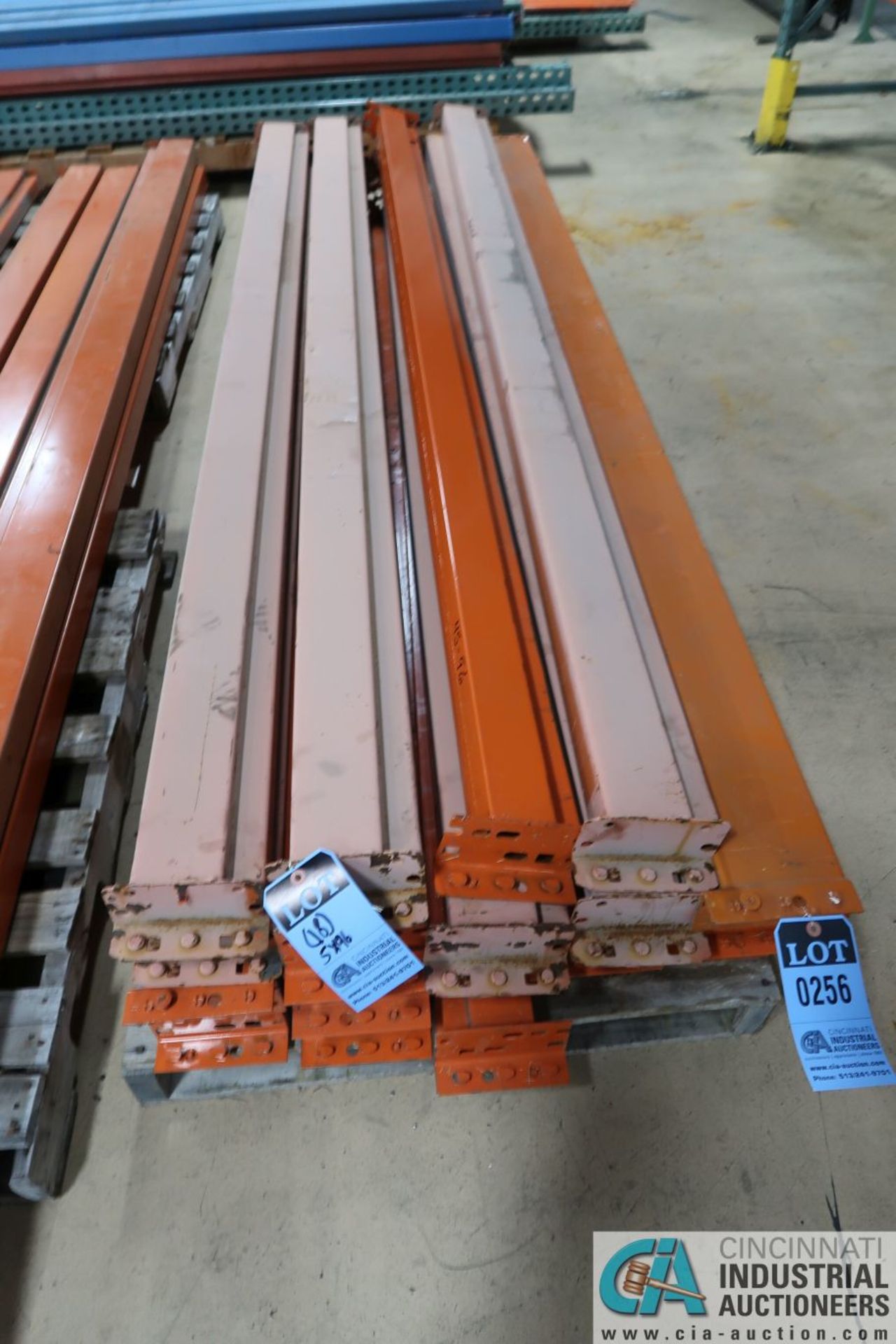 5" FACE X 8' PALLET RACK BEAMS