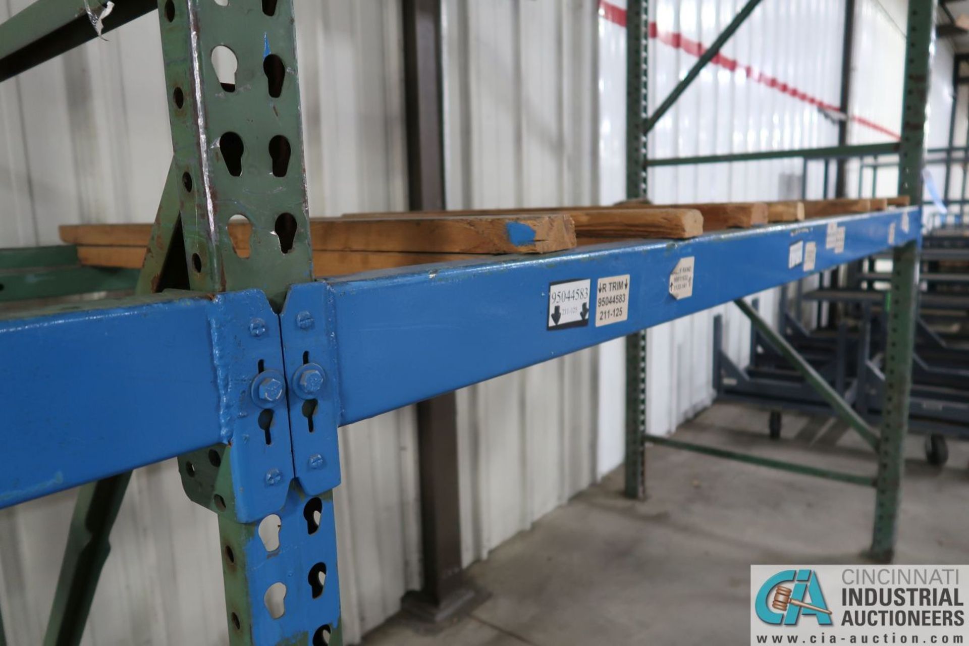 Sections Pallet Rack; (6) 44" x 10' Uprights, (16) 8' Beams, (4) 10' Beams - Image 16 of 18