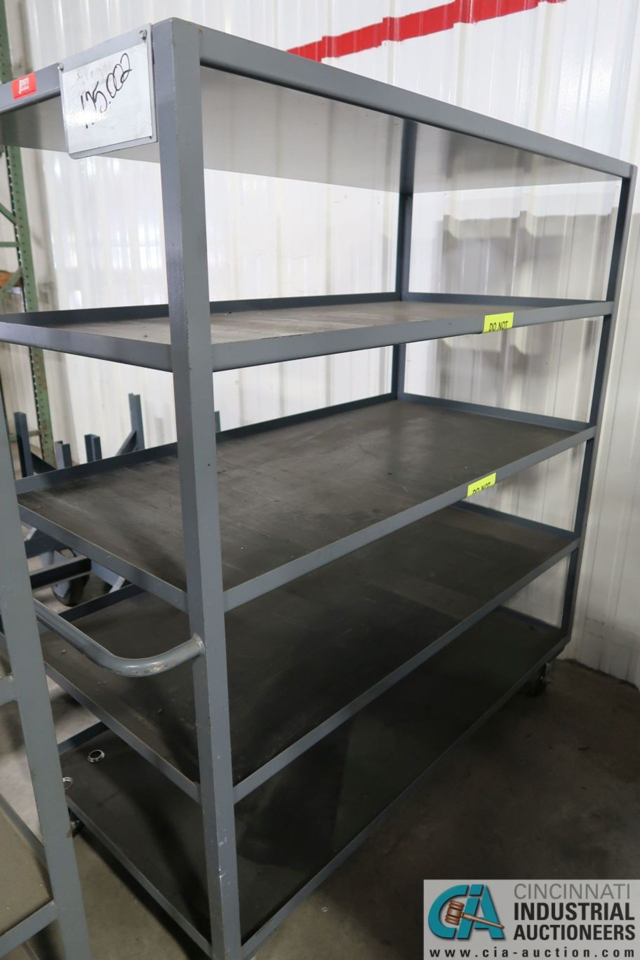 30" X 60" X 67" HIGH HAMSO FOUR-SHELF STOCK TRUCKS - Image 2 of 2