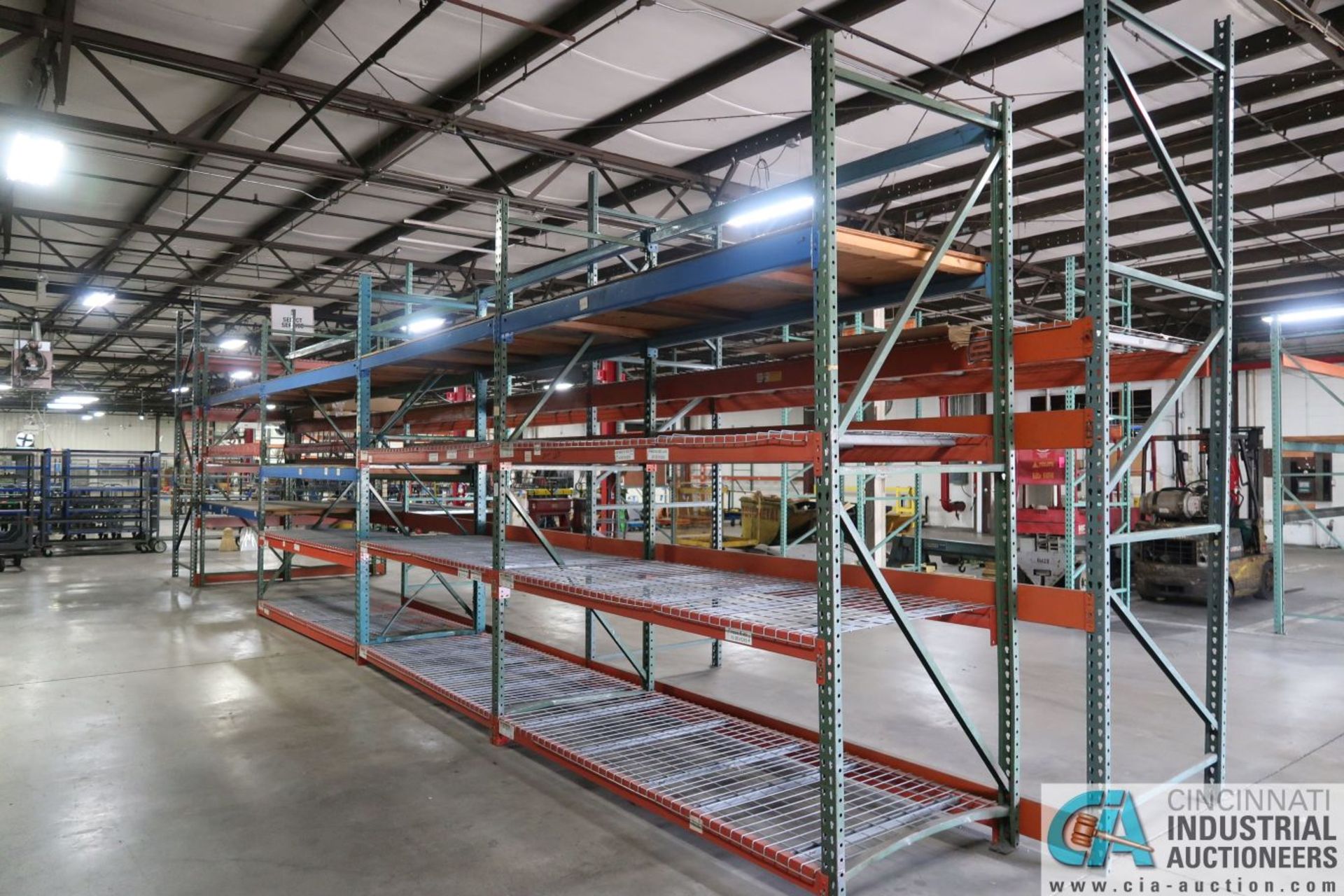Sections Pallet Rack (8) Uprights, (37) Beams, (20) Wire Decks TOTAL; (6) 42" x 10' Uprights, (7) 5" - Image 3 of 24
