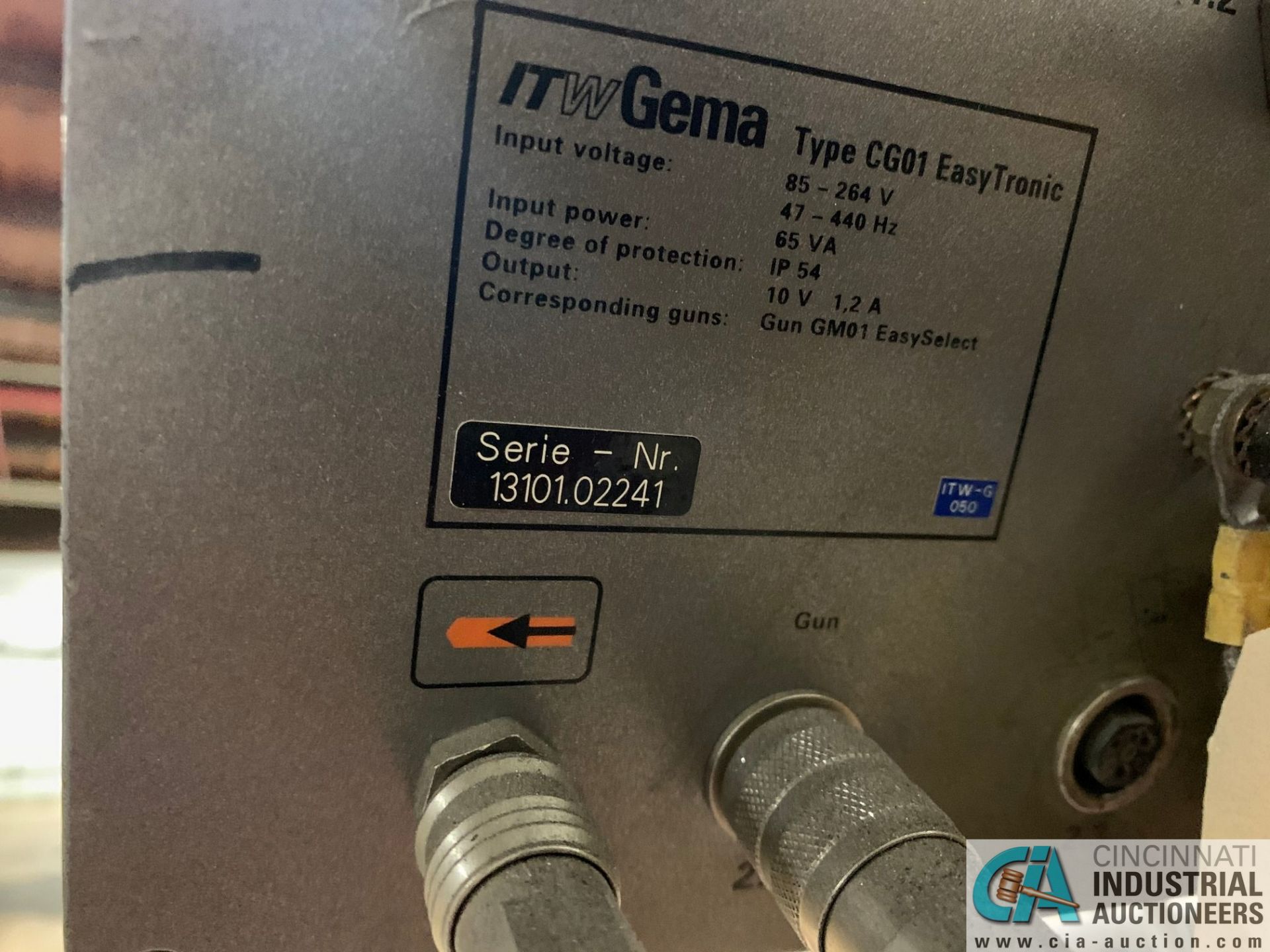 GEMA EAST-TRONIC CG01 HAND POWDER COAT GUN; S/N 13201.01905 (NEW 2001) - Image 3 of 3